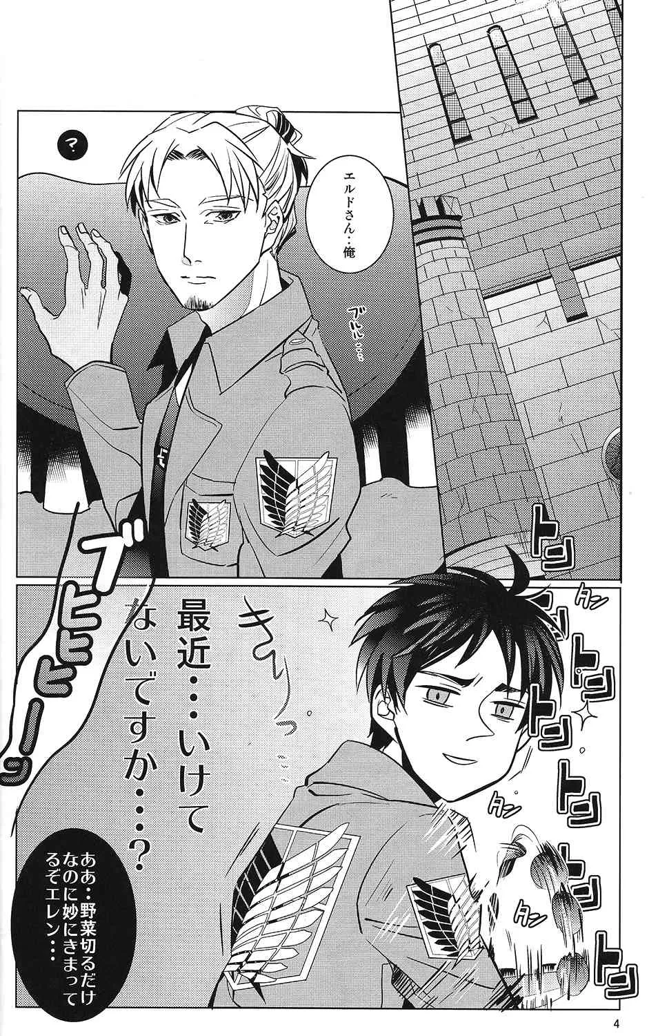 (調査兵団の恋愛事情2 R18) [amp (sui)] 兵長!コウノトリに運ばれてきたなんて嘘ですよね!? (進撃の巨人)_3