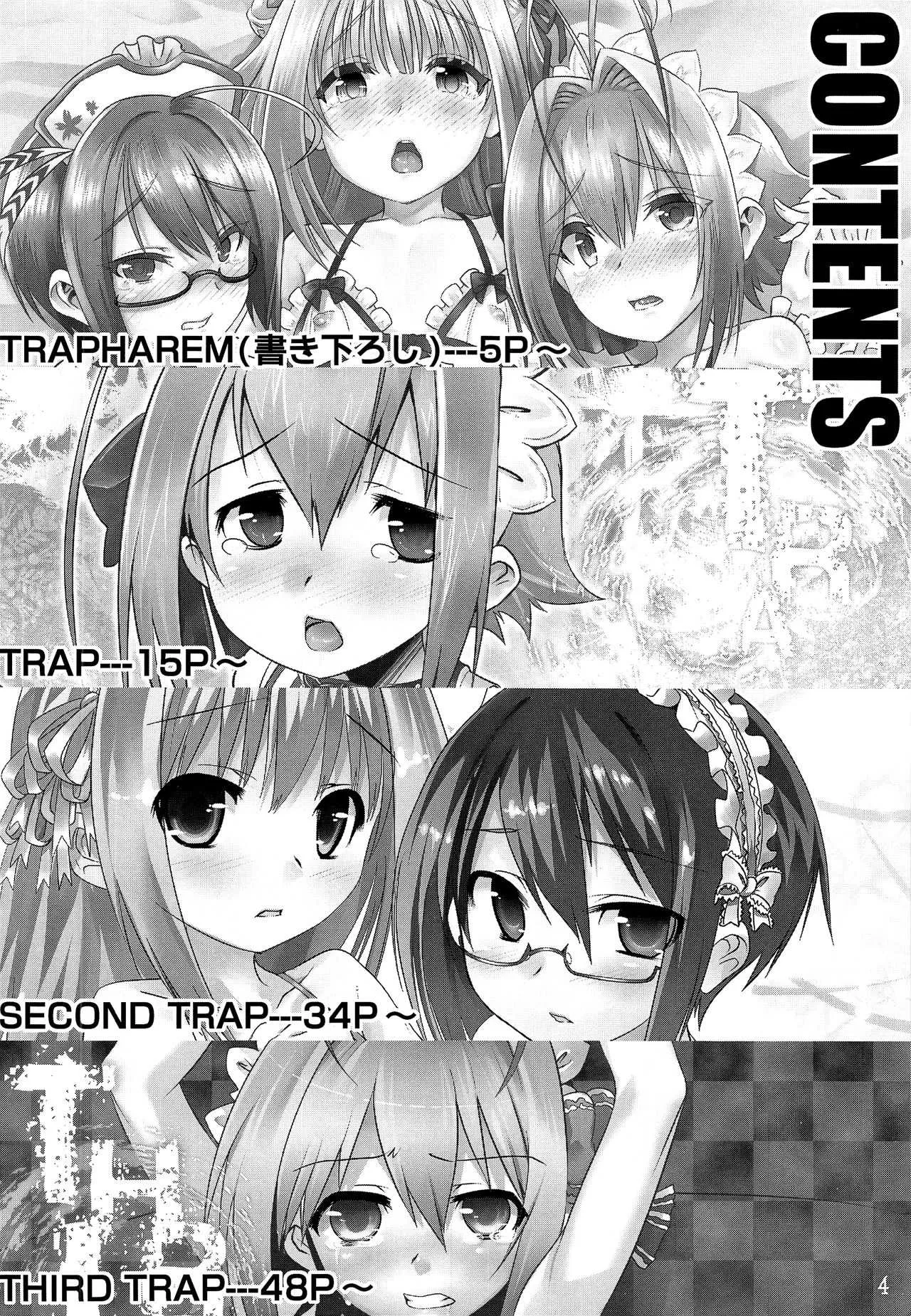 (C93) [EGO DANCE (七松建司)] TRAP HAREM (オトコのコはメイド服がお好き!?)_3