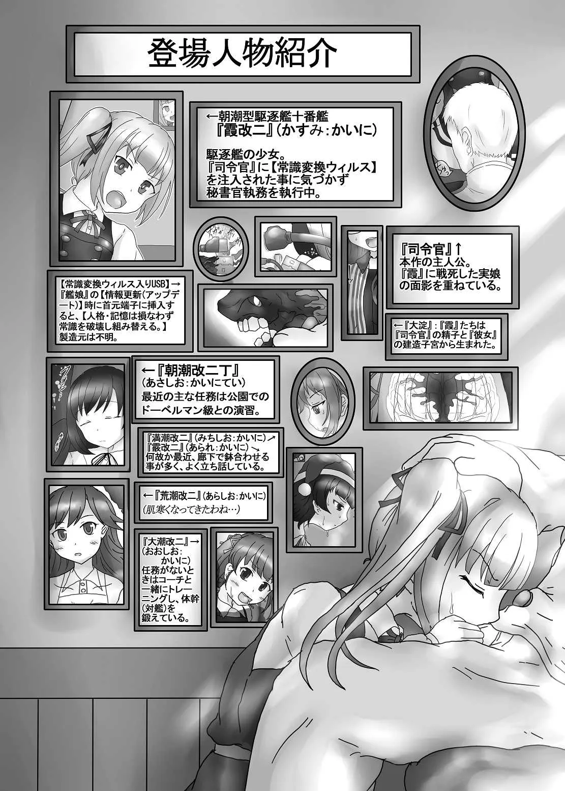 [嶋鴉] 洗脳常識変姦＃２『霞改二』(艦隊これくしょん -艦これ-)_9