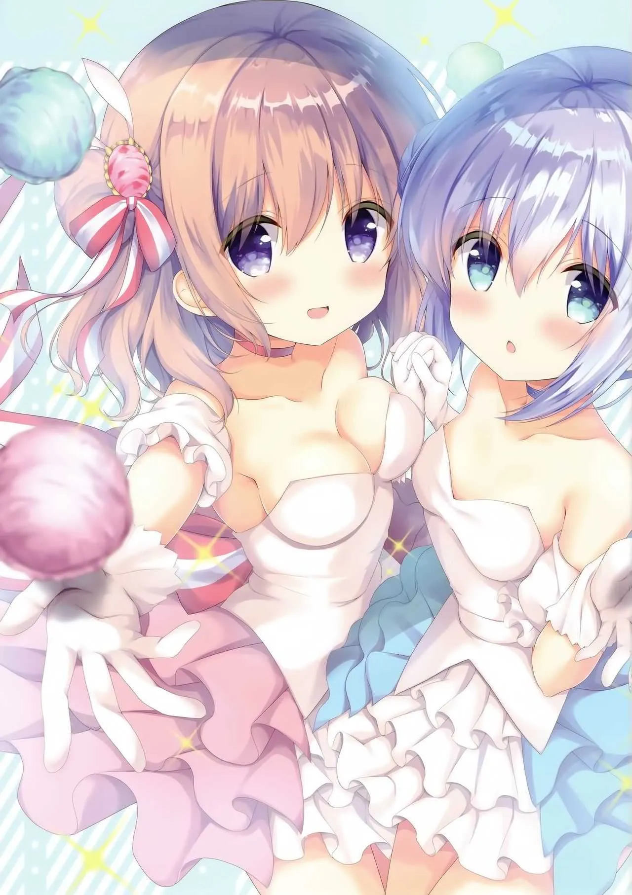 (C94) [あめうさぎ (飴玉コン)] CONFITUER ameusagi illust collection 3 (ご注文はうさぎですか?)_4