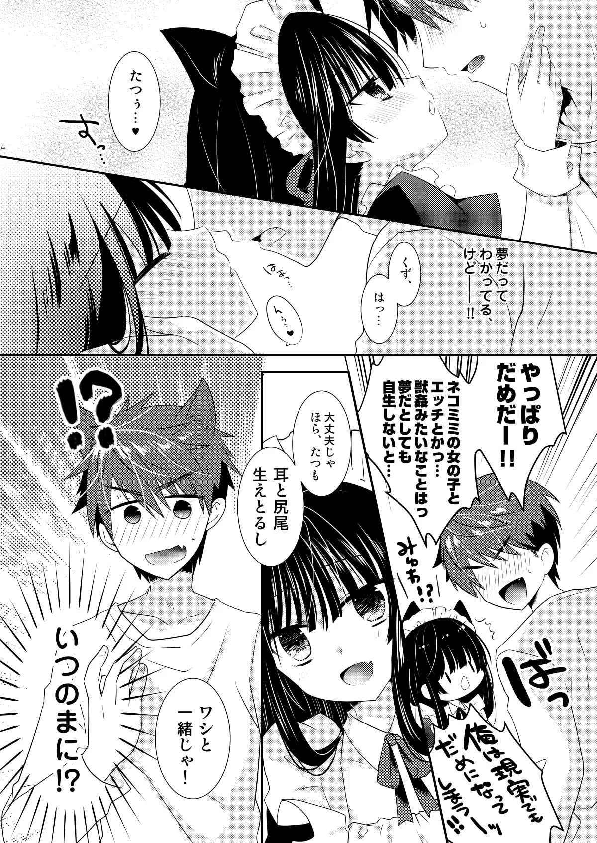[たそもれら (泉水真琴)] いぬ×ねこえっち [DL版]_4
