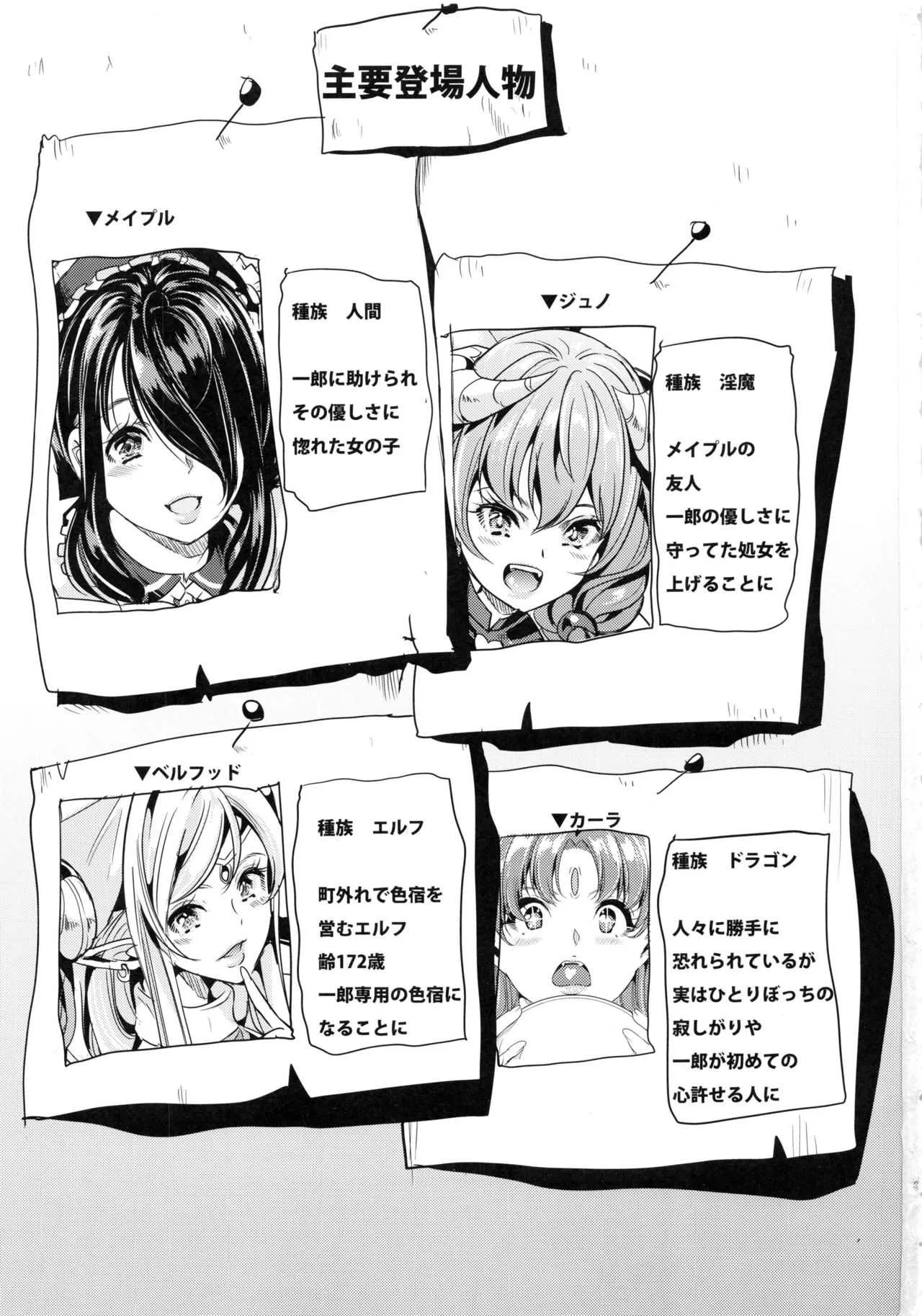 (C95) [弥美津峠 (鳳まひろ)] 僕の異世界ハーレム3_2