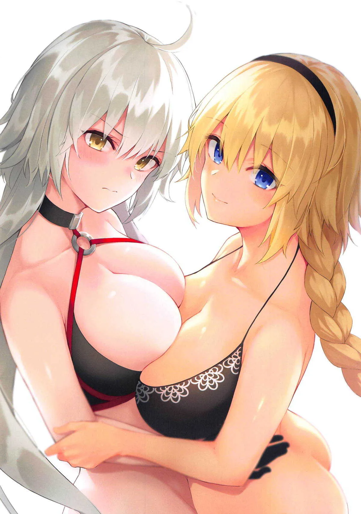 (C95) [凸凹ハリケーン (あんざ友)] ジャンヌとオルタのえっちな本 (Fate/Grand Order)_2