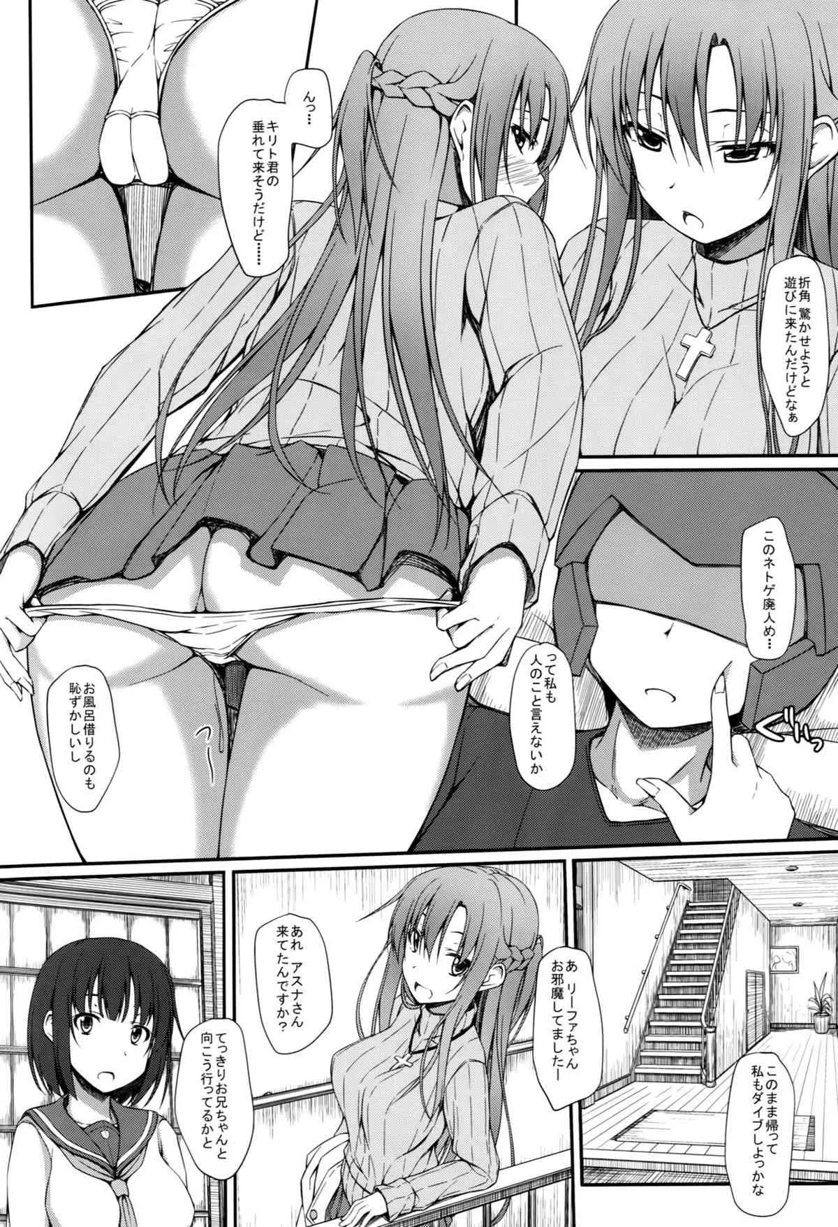 (C86) [shakestyle (ShAKe)] SLAVE ASUNA ONLINE 3 (ソードアート·オンライン)_5