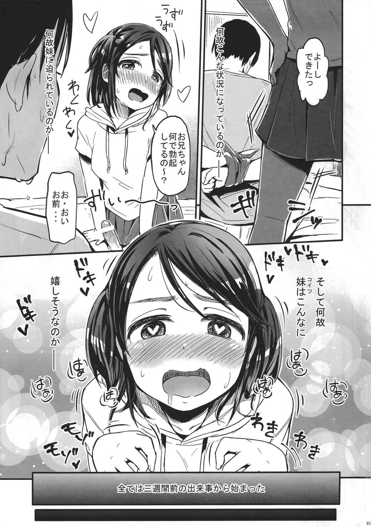 (C82) [何かのあたま (ぴかお)] お兄ちゃん!?オナニー禁止!!! (オリジナル)_4