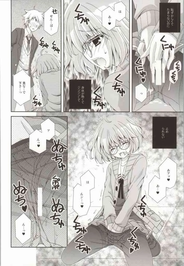 (C85) [猫禁猟区 (ねこねこ)] メガネナユウウツ (境界の彼方)_9