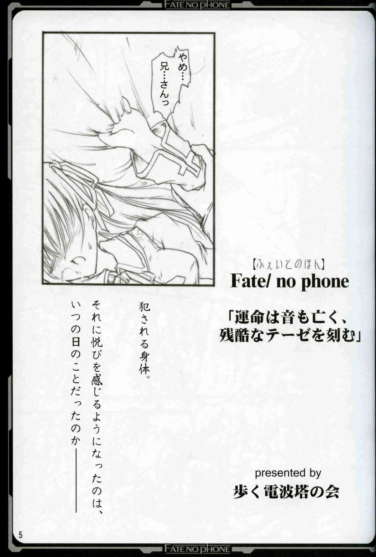 (C67) [歩く電波塔の会 (きむら秀一)] ふぇいとのほん (Fate/stay night)_4