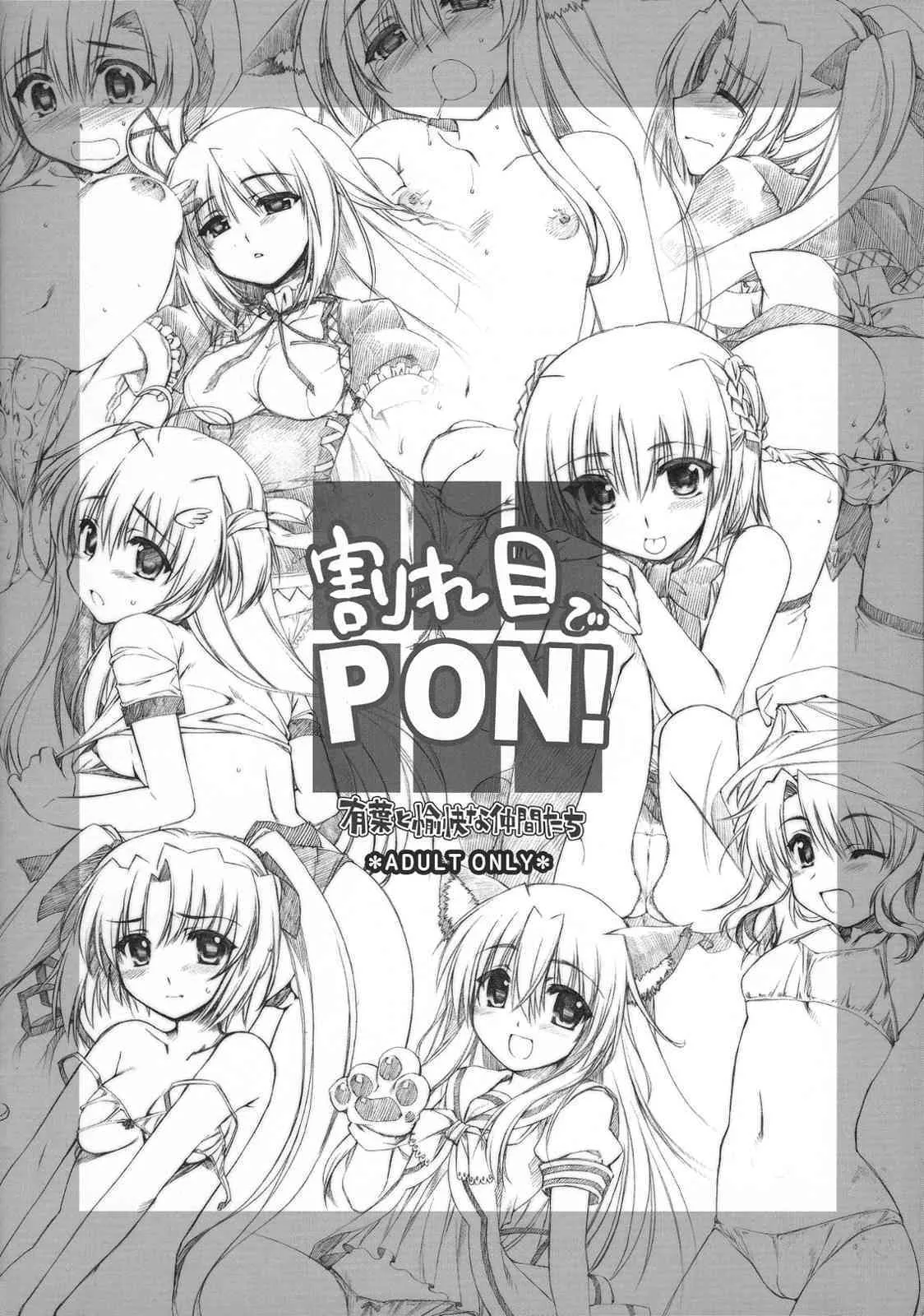 (サンクリ35)[有葉と愉快な仲間たち] 割れ目でPON!_8