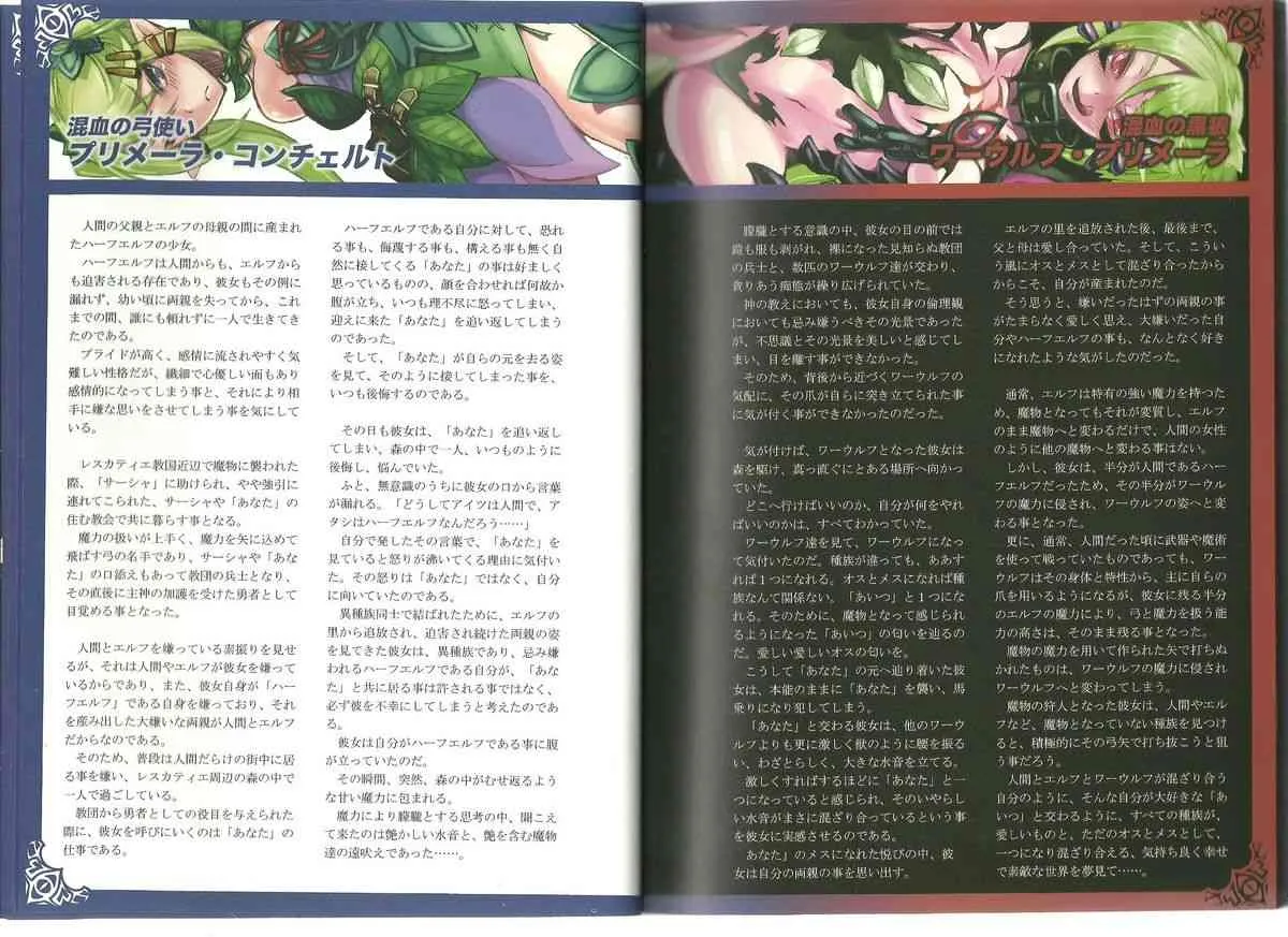 (C80) [クロビネガ (健康クロス)] Monster Girl Encyclopedia World Guide I ～堕落の乙女達～ -Fallen Maidens-_3
