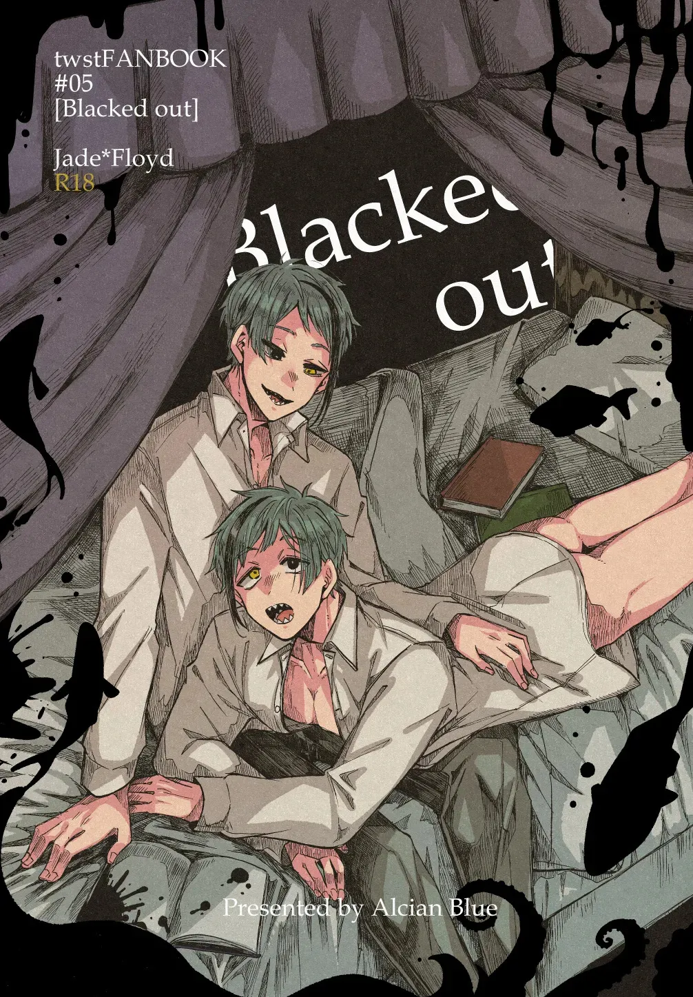 [アルシアンブルー (原野エイ)] Blacked out (ディズニーツイステッドワンダーランド) [DL版]