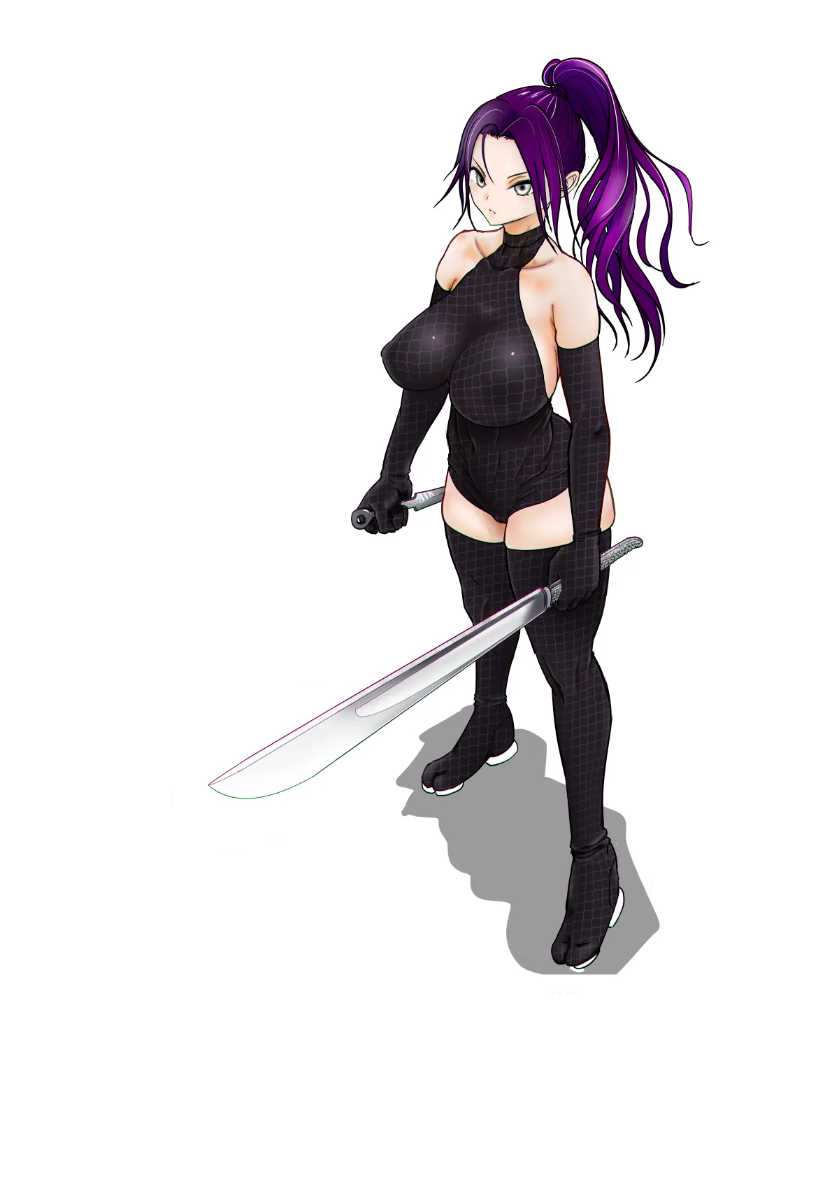 女忍者が雑魚に負けました_2