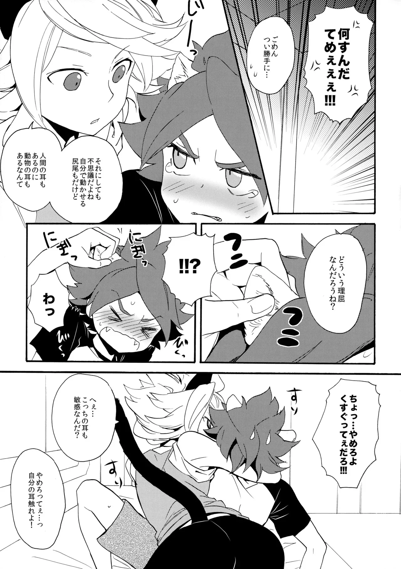 [ダブルスラッシュ (織島ユポポ)] ワンにゃんカオス (イナズマイレブン)_6