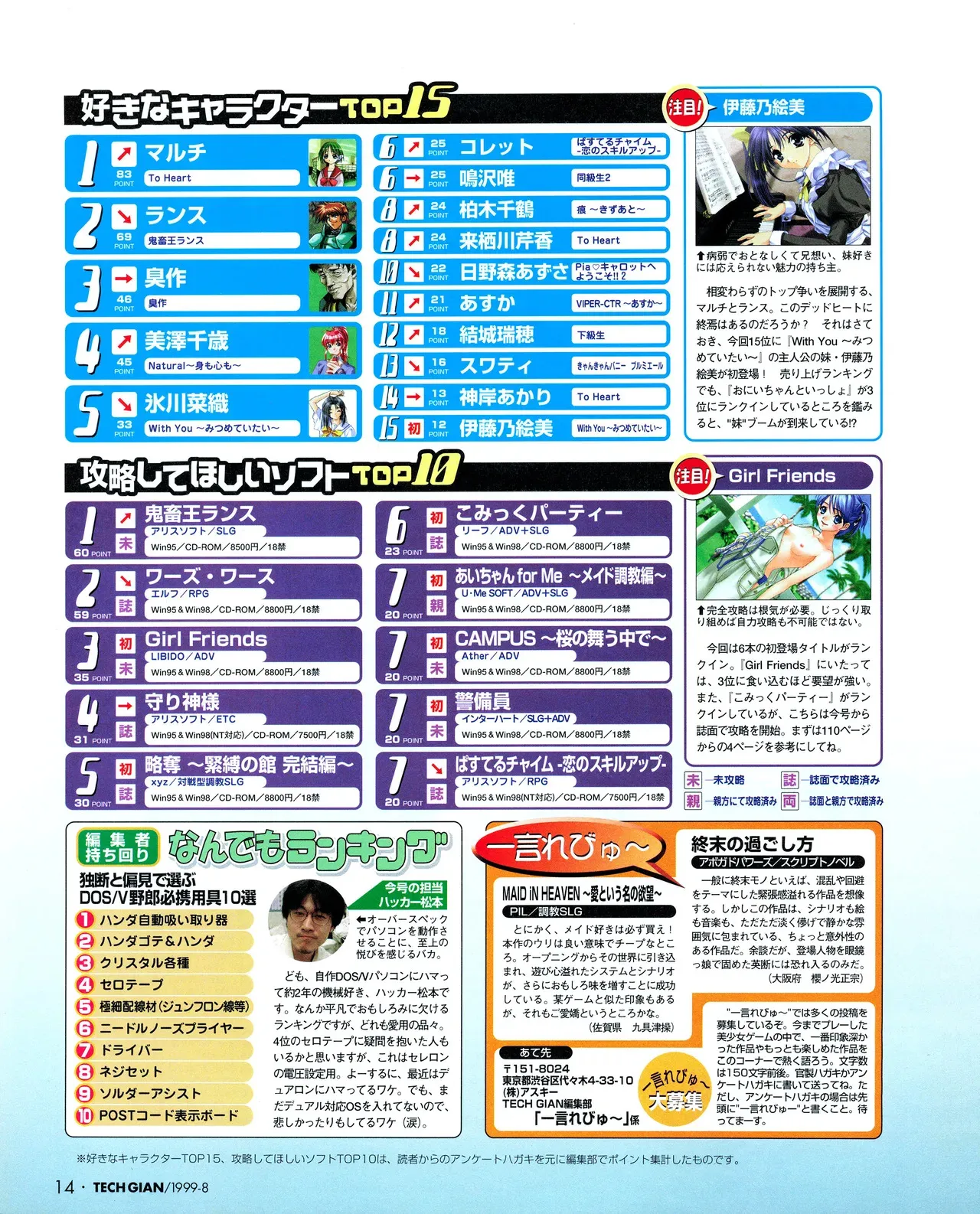 TECH GIAN (テックジャイアン) 1999年08月号 Vol.34_10