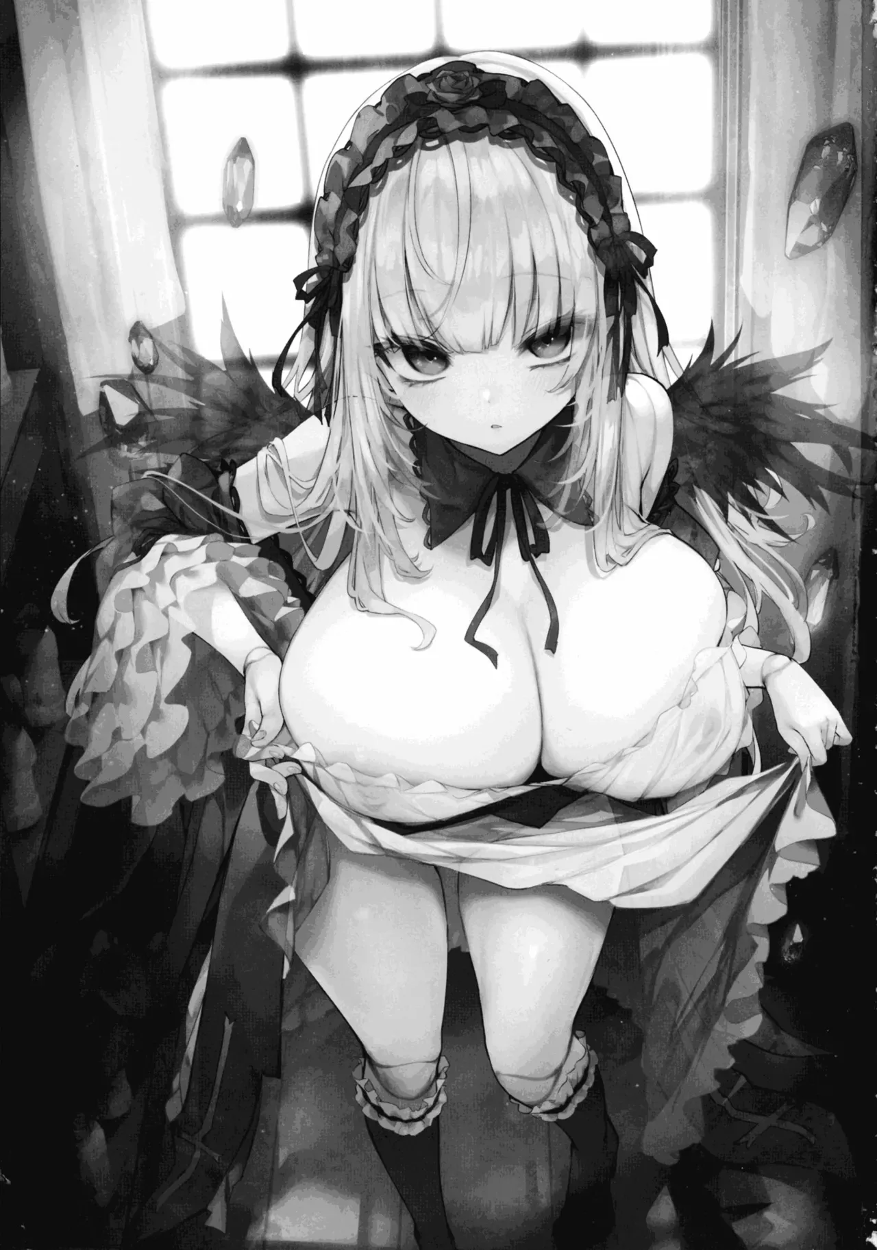 (C105) [冬扇草堂 (冬扇)] 堕落性の乳銀燈 (ローゼンメイデン)_3