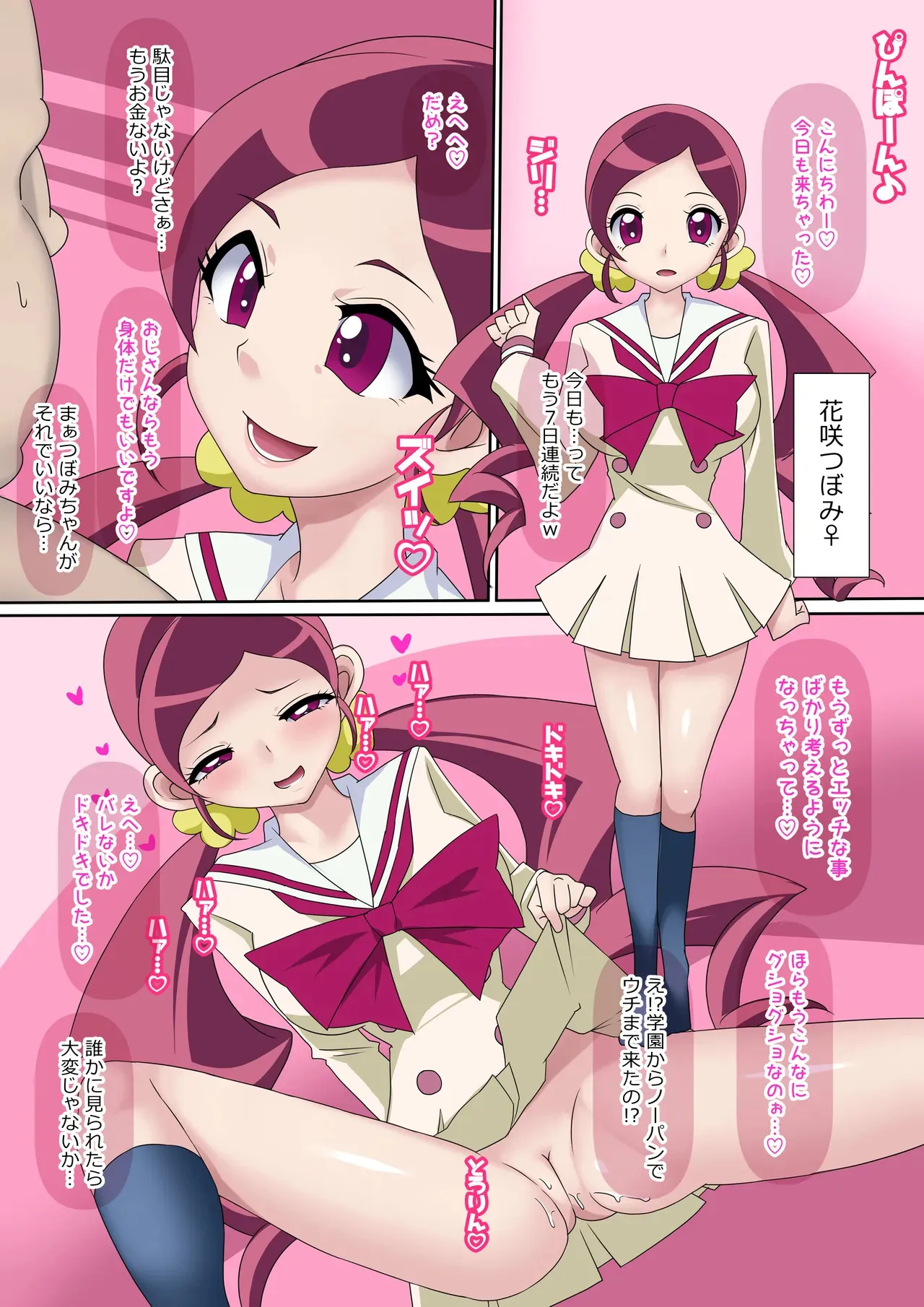 [デジタルワイフProject (じゃんたく)] 純粋だった娘がおじさんに惚れてチ●ポを求めて帰宅直行www (ハートキャッチプリキュア!)[DL版]_2
