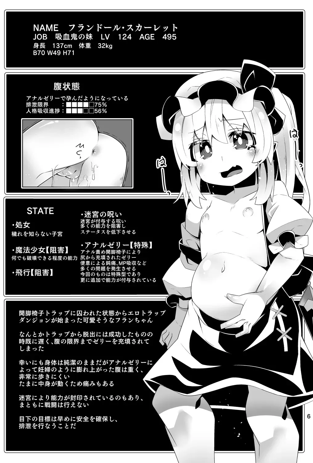 [天使の羽 (蘭戸せる)] フランちゃんのエロトラップダンジョンPersonalityExcretion人格排泄ダンジョンで無限コンテニュー編 (東方Project) [DL版]_6