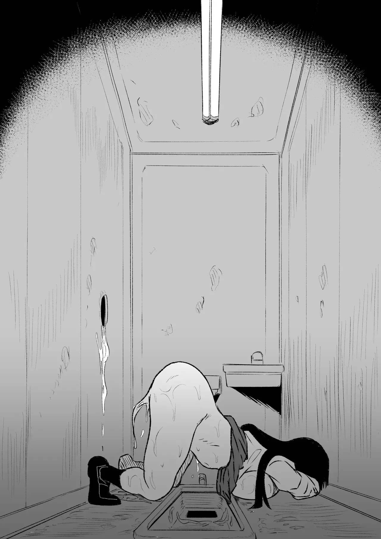 [HIDARIkiki (傷希レイ)] 狂の性癖・フェラ中毒JK後篇