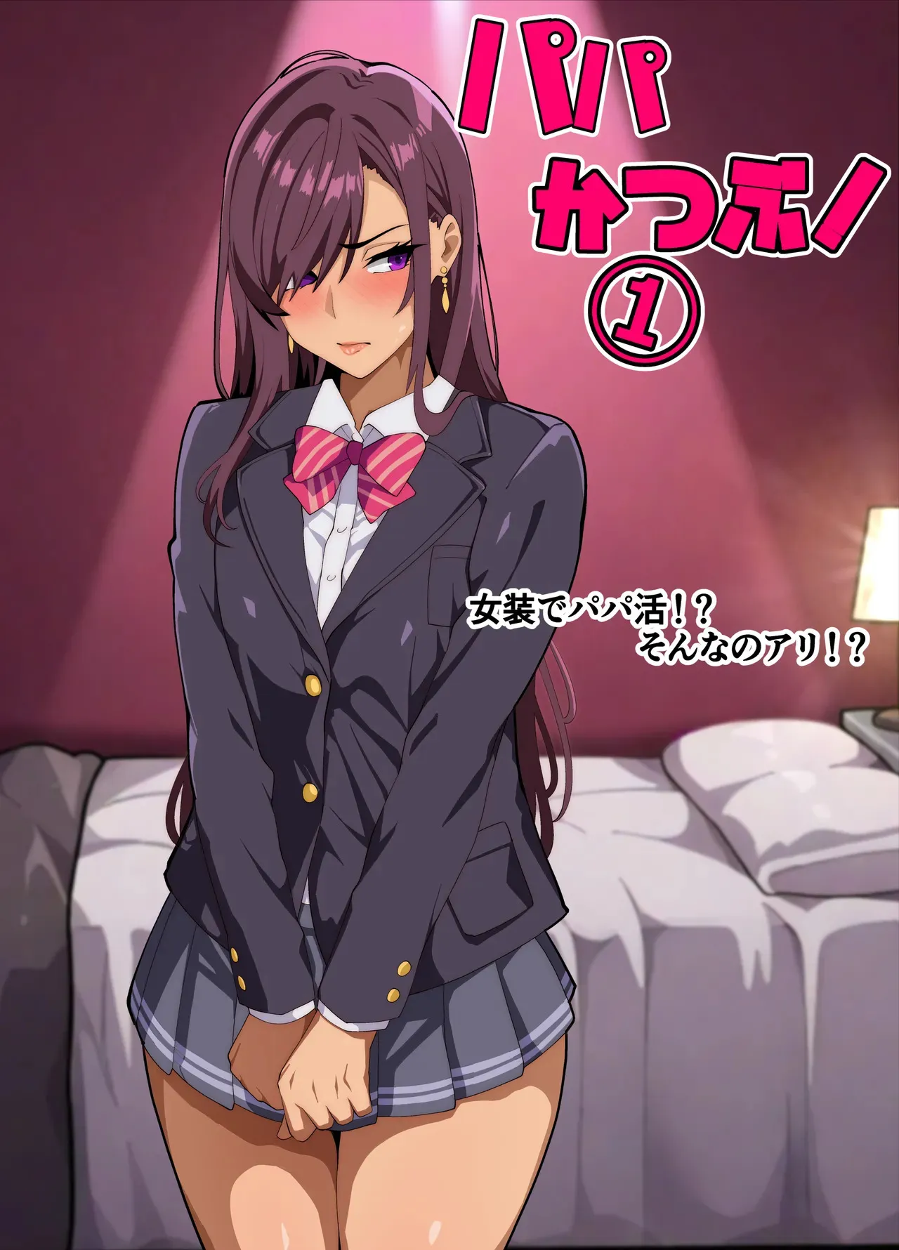 [牙を剥く] パパ活ぶ！【1】女装でパパ活！？そんなのアリ！？_2