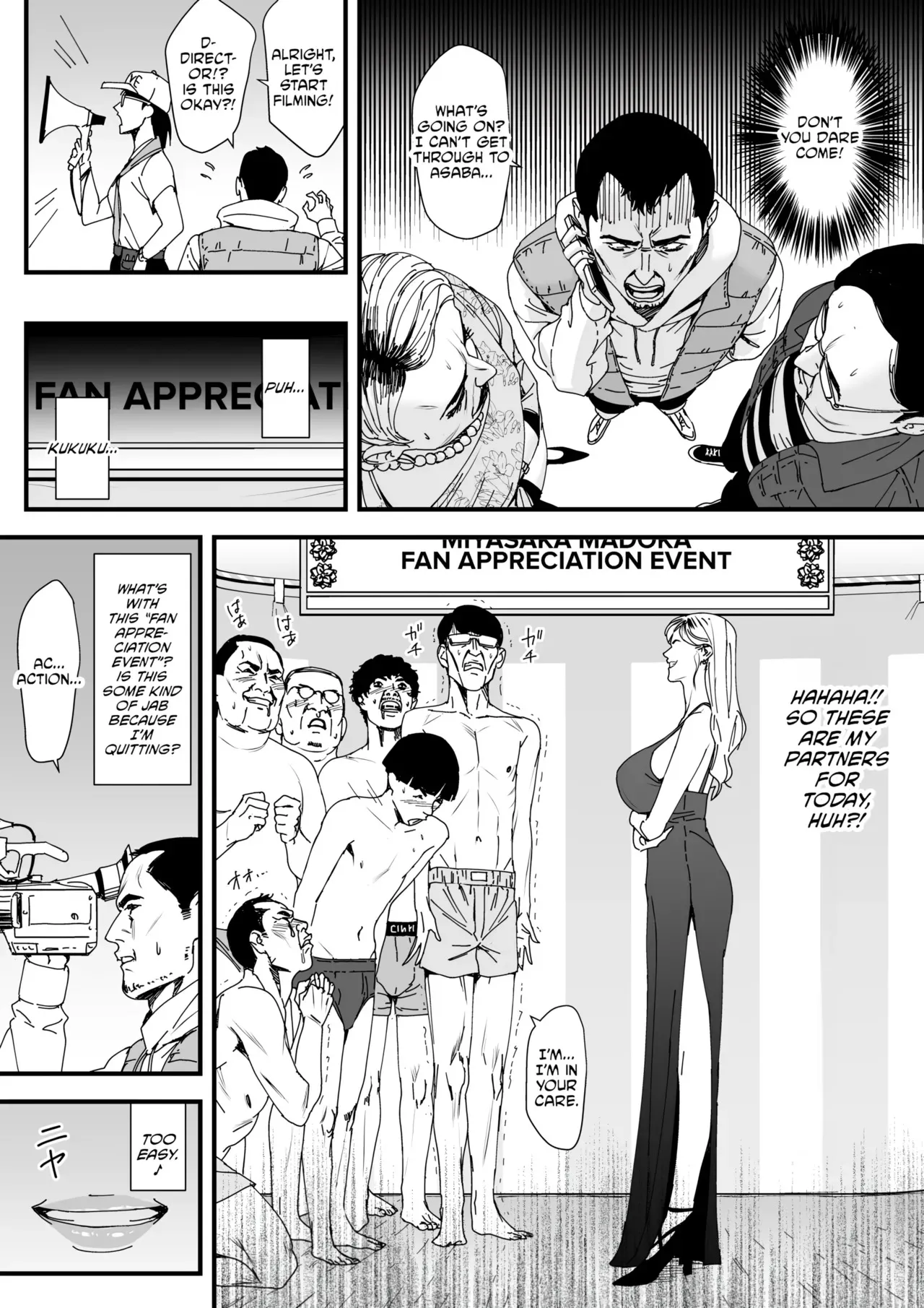 [Yachou (Bloiler Yachou)] Charisma AV Joyuu (23-sai) o Intai Tekkai suru made Ikase Makuru 3 Fan Kanshasai Hen [English] [Upscaled]_5