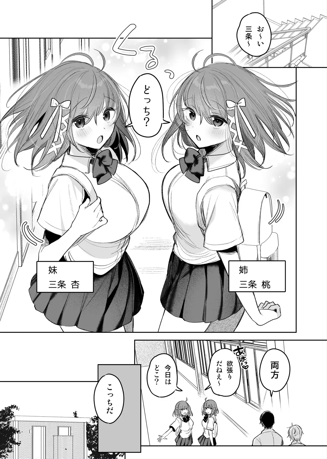 [雨宮ミズキ] 双子が公衆トイレで…♡_2