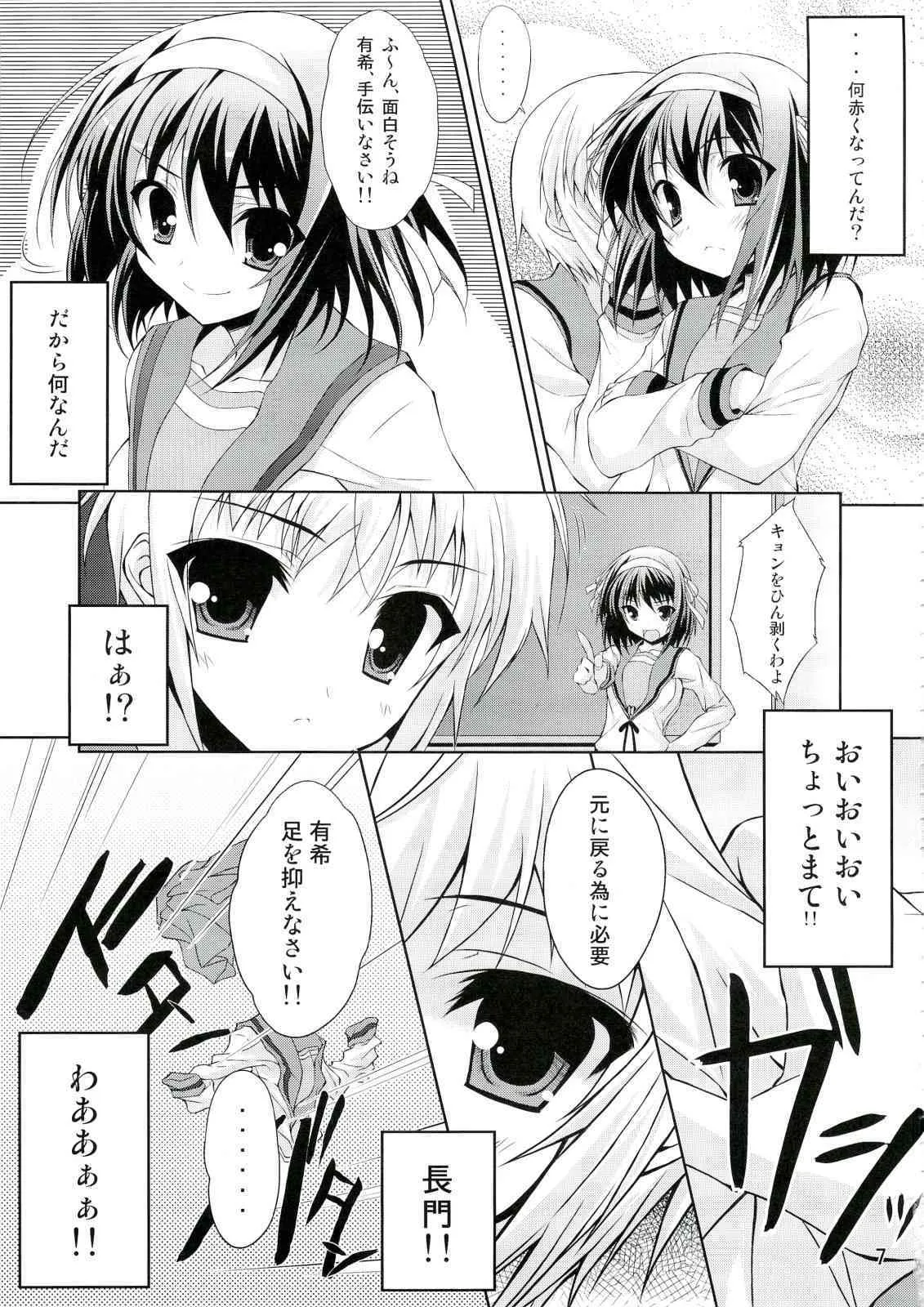 (C74) [ニュートンの林檎 (戌角柾)] キョン子の災難 (涼宮ハルヒの憂鬱)_2