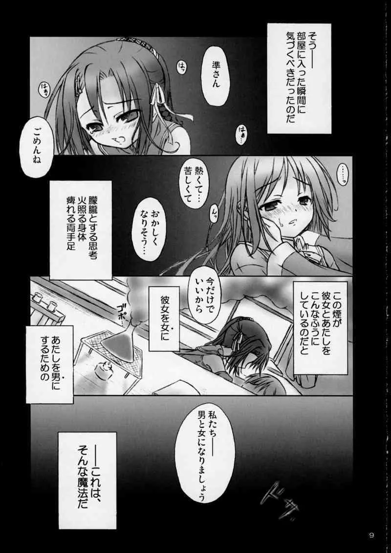 (C70) [没後 (RYO)] 魔法で女化？そんなことしなくたってあたしは乙女よ！ (はぴねす!)_8