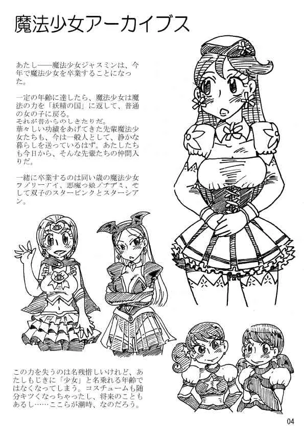 肉体変化少女夜話～魔法少女は変わり果てる～_4