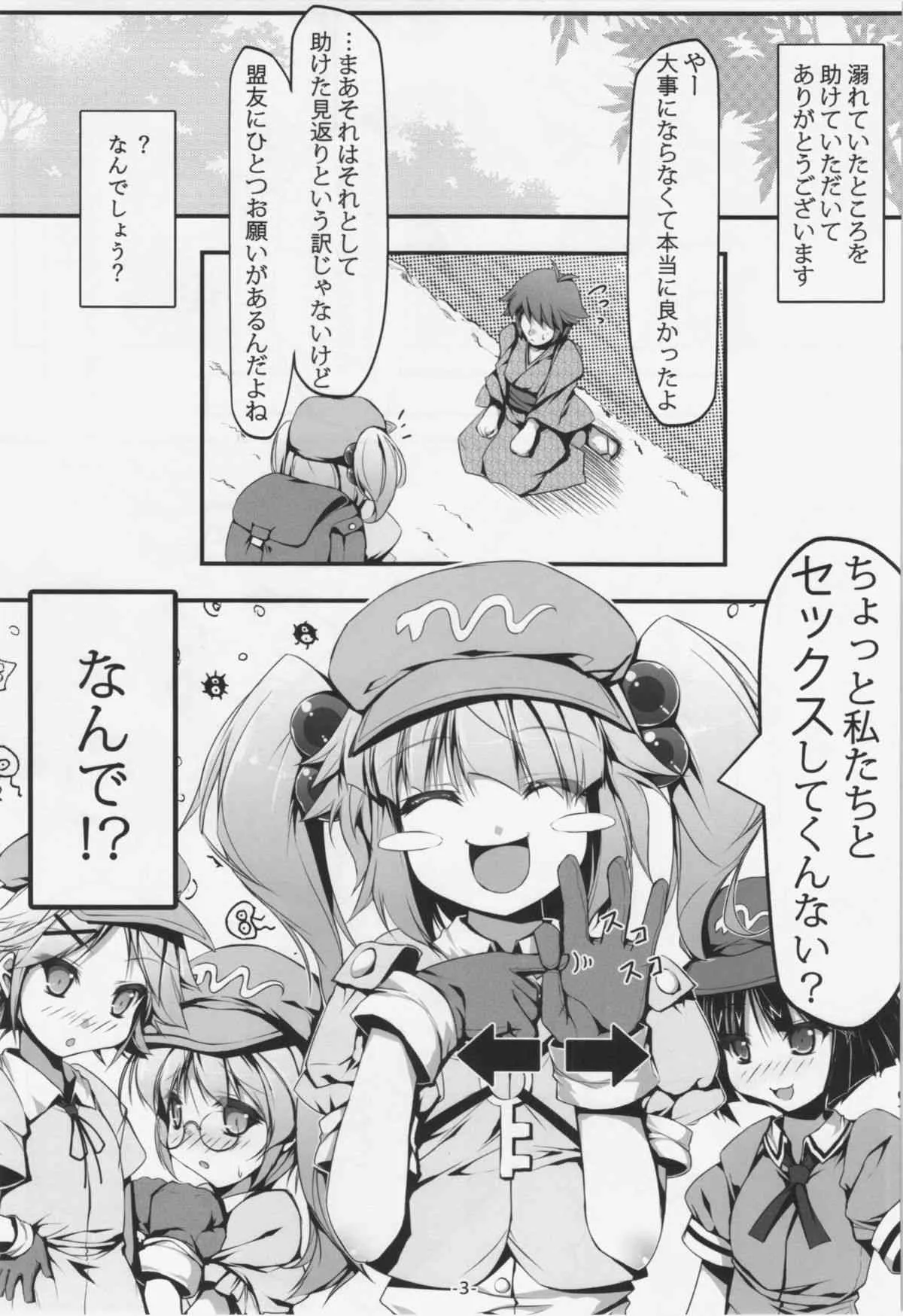 (例大祭11) [あばらんち (チマQ)] にとりとあそぼっ! (東方Project)_3