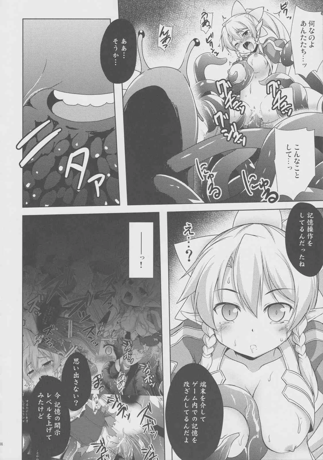 (C83) [Part K (羊羽忍)] 憐れなリーファと不愉快な社畜たち (ソードアート・オンライン)_7