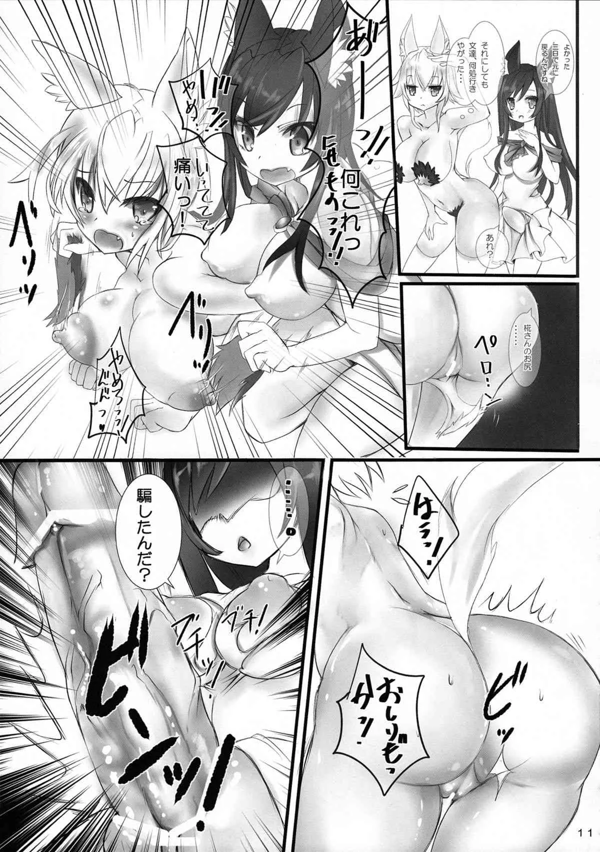 (C84) [megalo丼 (めざしごはん)] てんぐさんと101(わんおーわん) (東方Project)_9