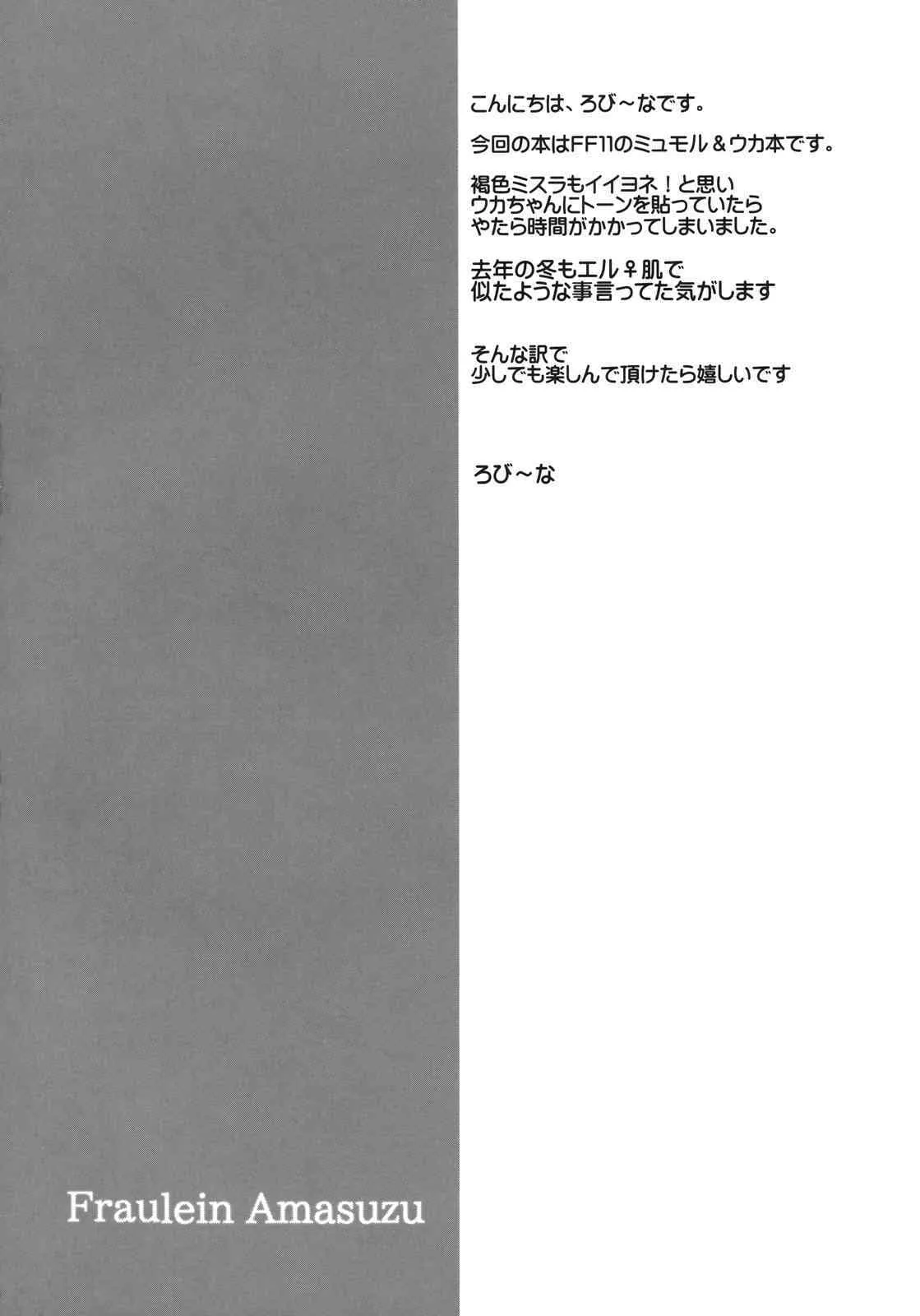 (C77) (同人誌) [ろび～なgo round] フロイラインあますず (FF11)_3