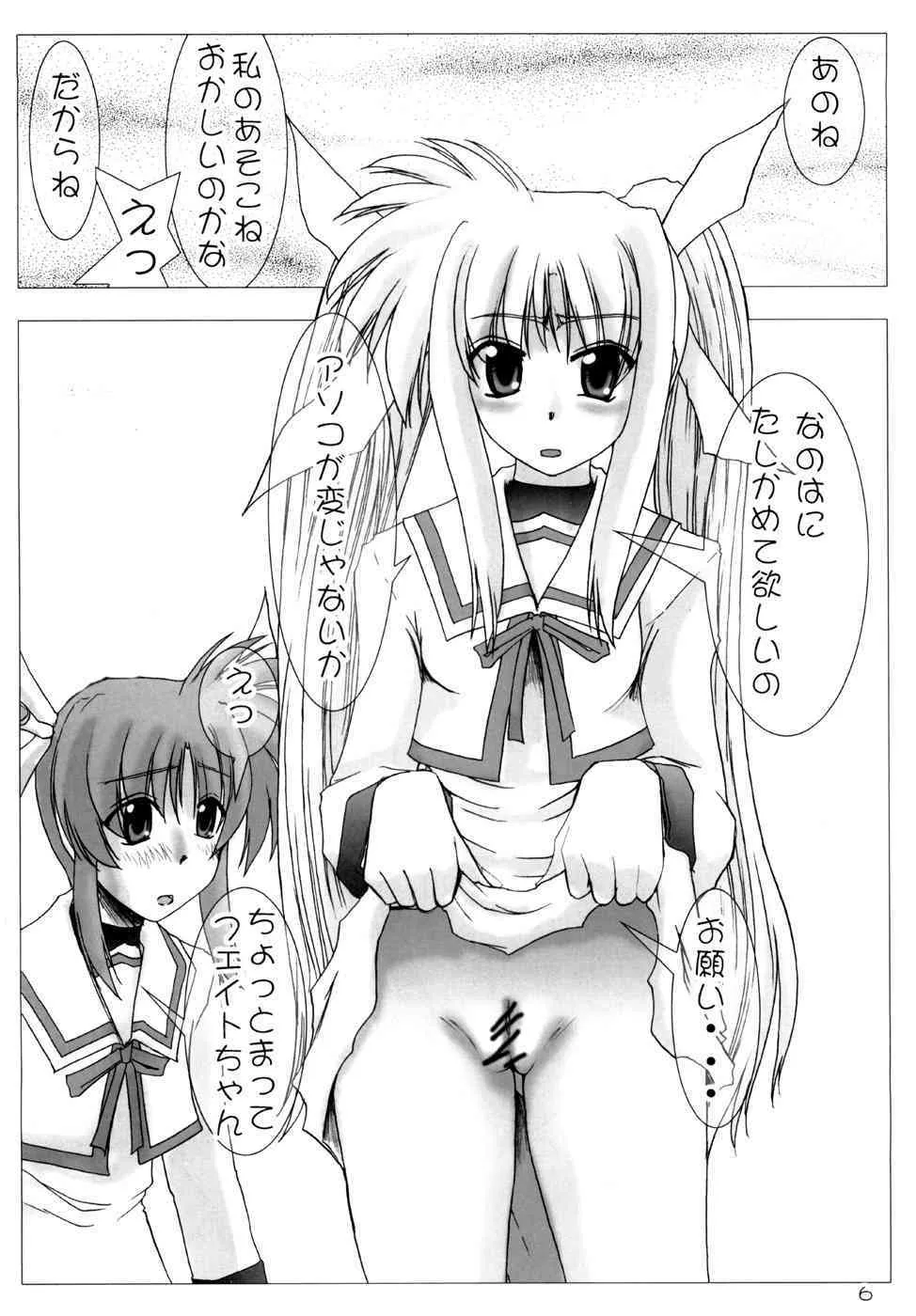 (C71) [バーニングハンマー(福井空)] 偽者の体なの？ (魔法少女リリカルなのは)_5