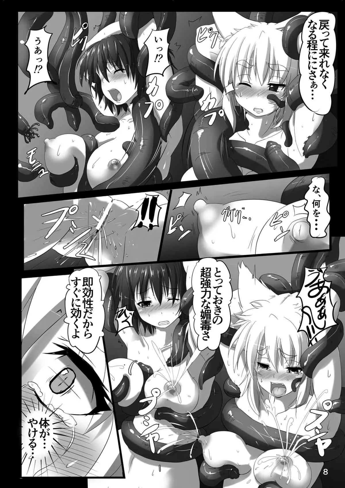 (例大祭11) [雲八屋 (雲衛門)] 触縛シリーズ完結編：天狗堕ち (東方Project)_10