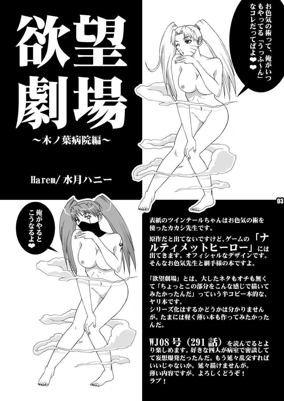 [Harem (水月ハニー)] 欲望劇場～木ノ葉病院編～ (ナルト)_4
