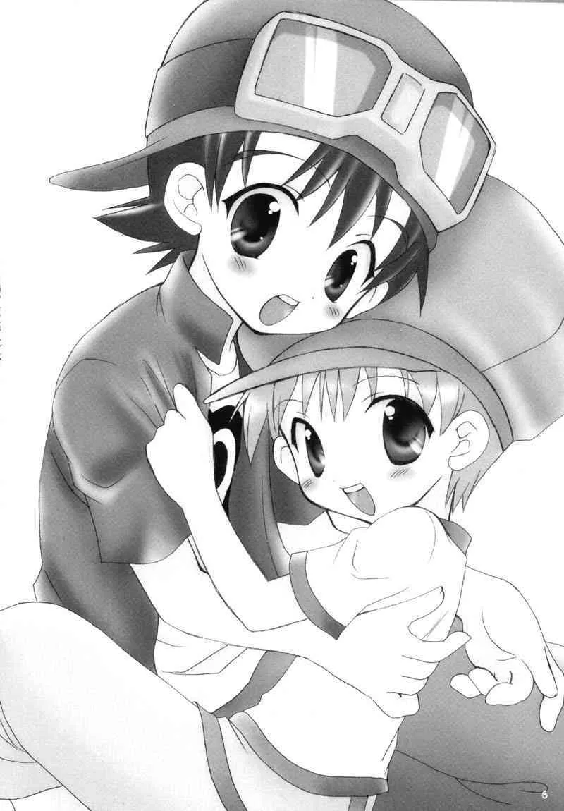 (C62) [放課後パラダイス (さそりがため)] ティンティンTOWN! (デジモンフロンティア)_4