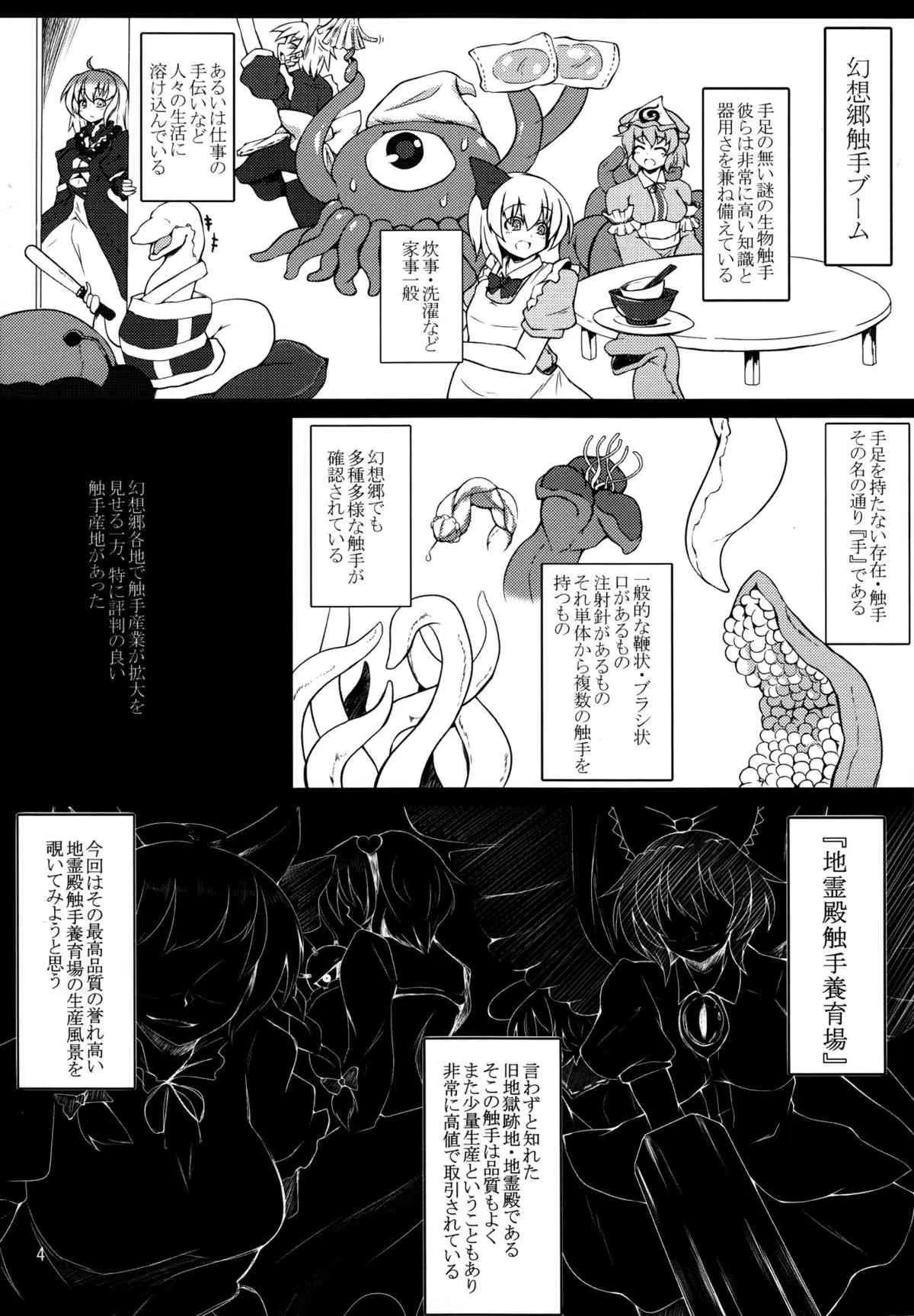 (C85) [肌色ルイボスティー (パンダィン)] 触手地霊殿～古明地さとり～ (東方Project)_3