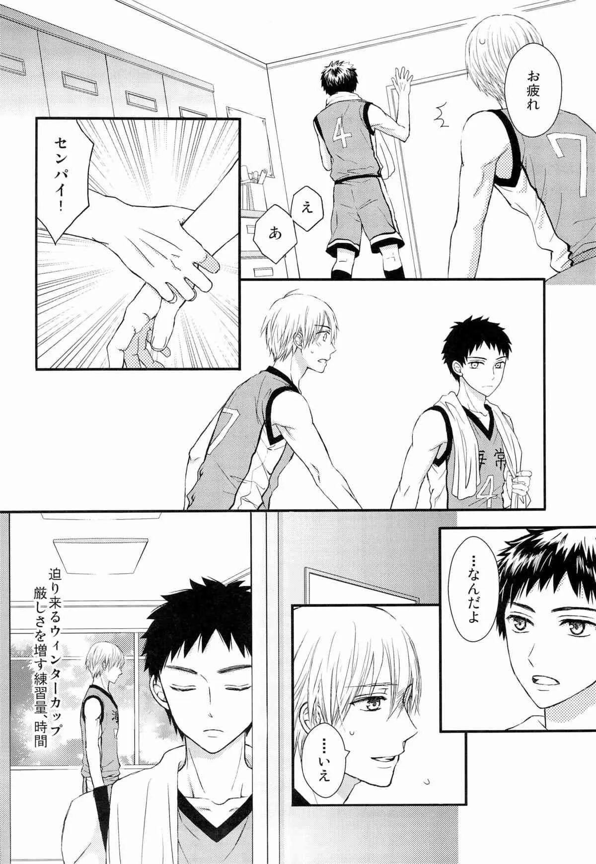 [虹色画報 (密みつこ)] 主将とエースとシャワー室 (黒子のバスケ)_7