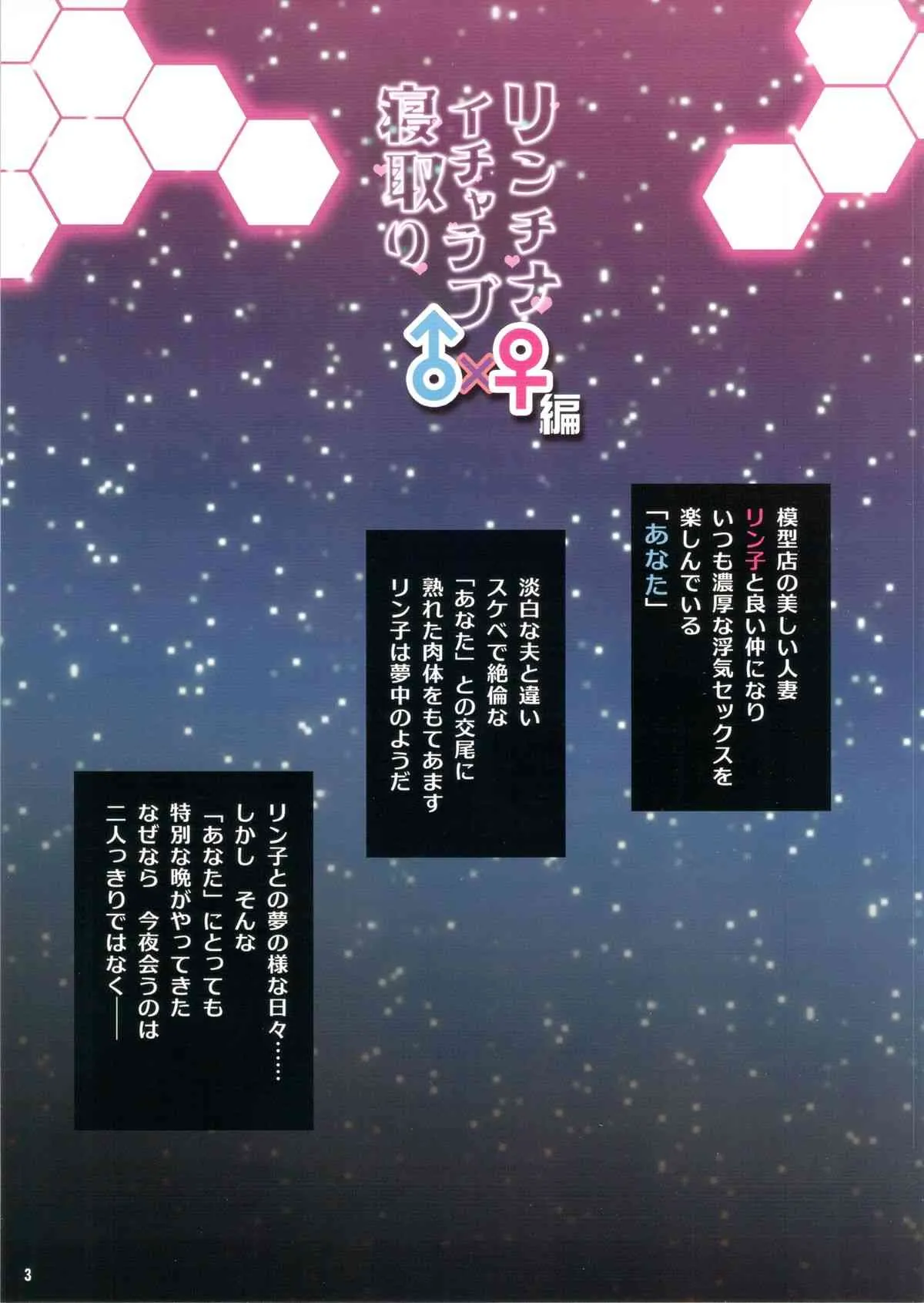 (C86) [アルセノテリス (Rebis)] リンチナ イチャラブ寝取り ♂×♀編 (ガンダムビルドファイターズ)_2