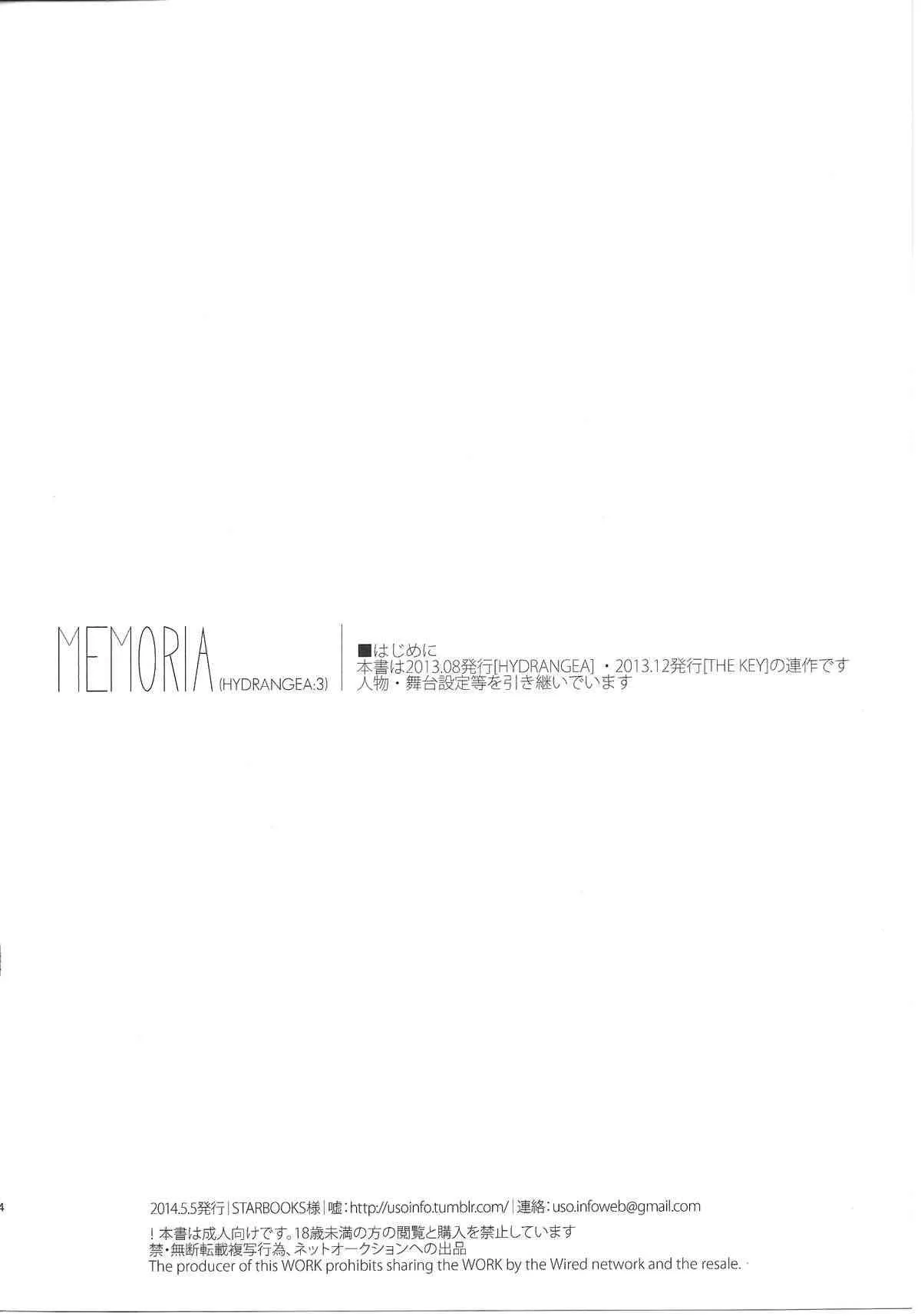 (コミティア108) [嘘 (中村葛湯)] MEMORIA_4