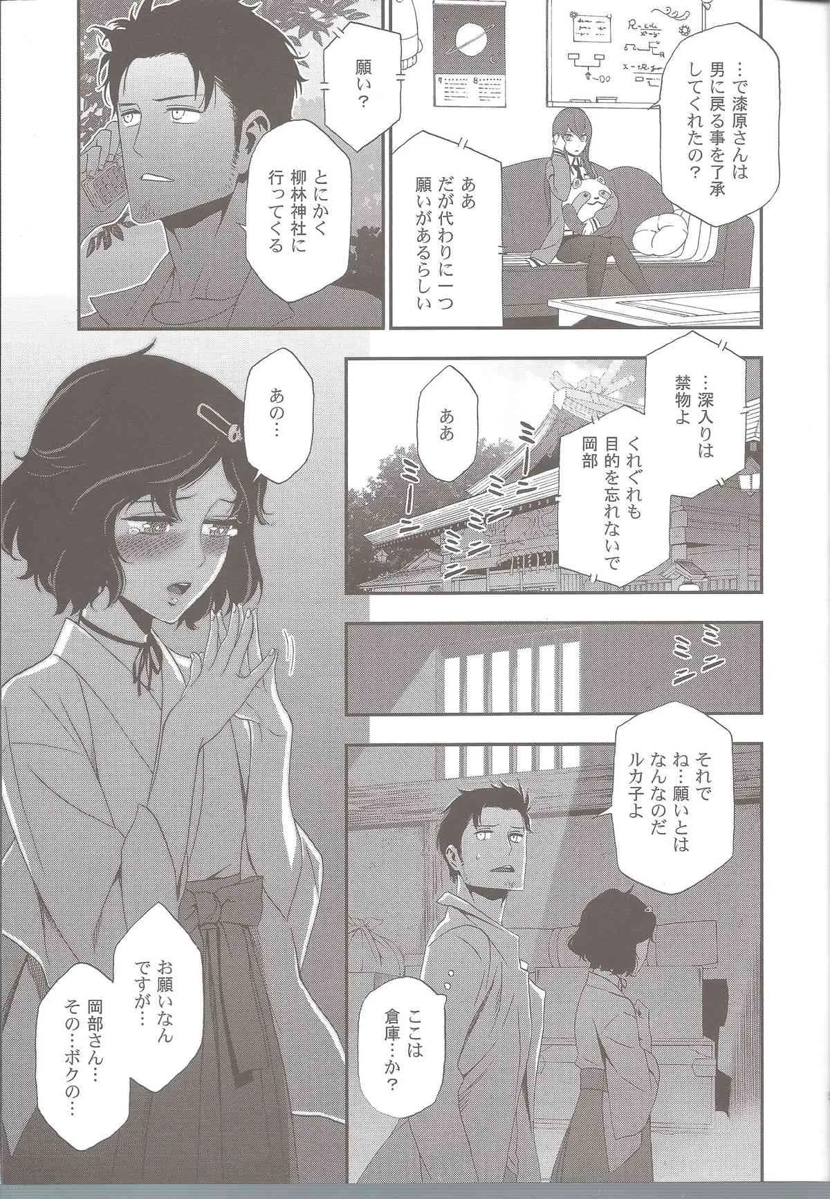 (C81) [いくじなしのフェティシスト] 思惟聖娼のマリア (シュタインズゲート)_3