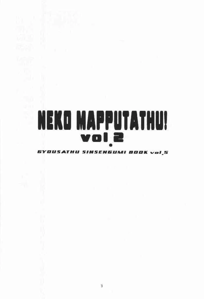 (Cレヴォ30) [BABY MANIACS (森永ちよこ)] NEKO MAPPUTATHU！ Vol.2 (行殺・新選組)_2