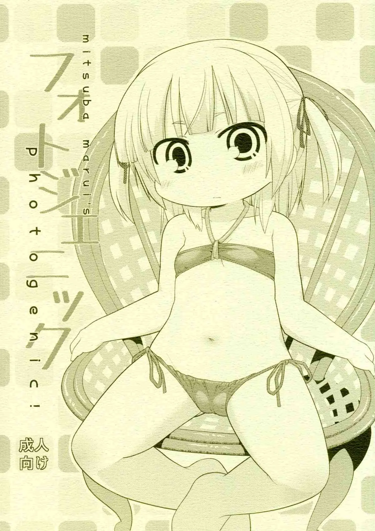 [スミカラスミマデ (ガビョ布)] フォトジェニック (みつどもえ)