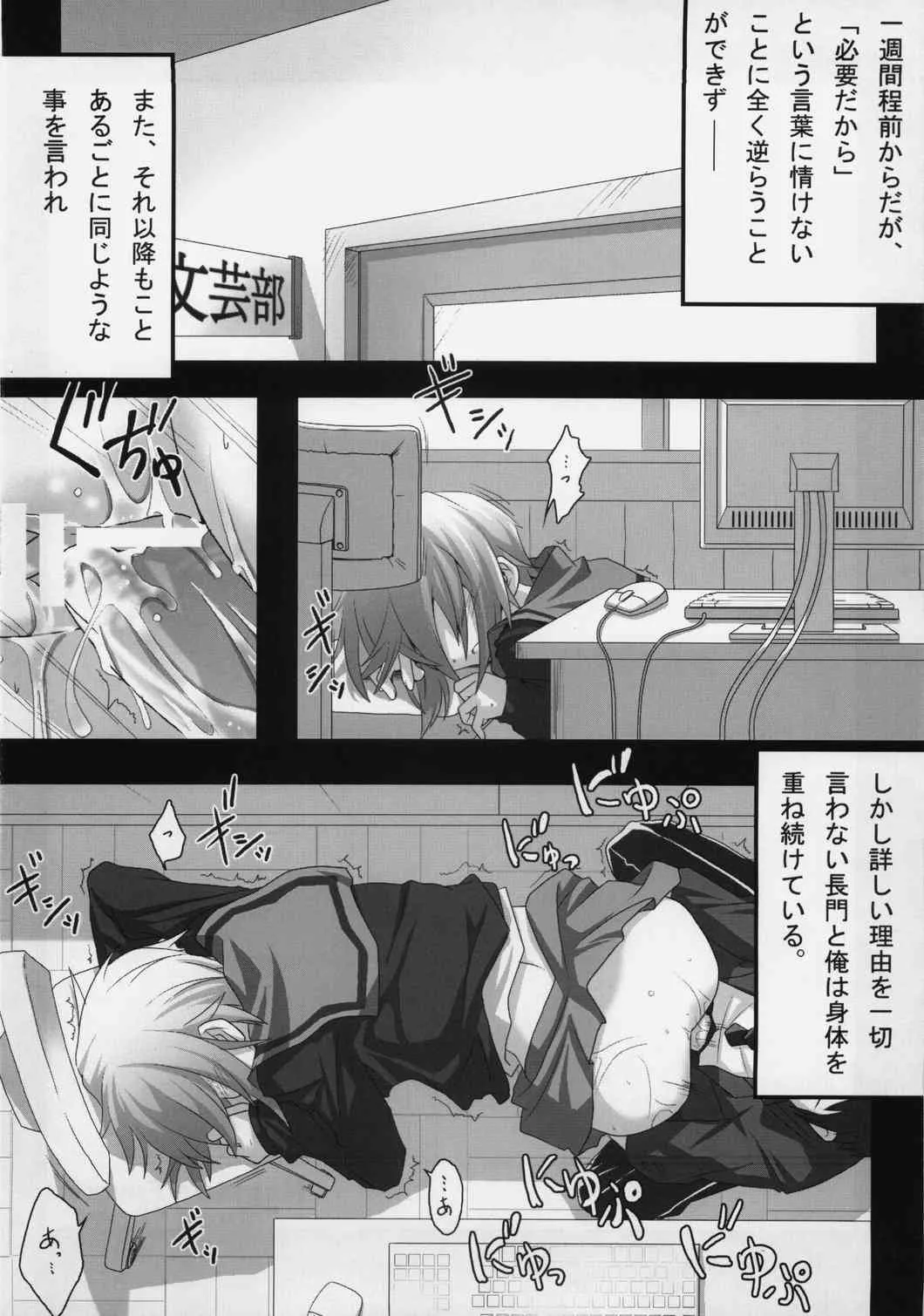 [ニリツハイハン (ニリツ)] Nagato’s Favorite ”about 18cm” (涼宮ハルヒの憂鬱)_3