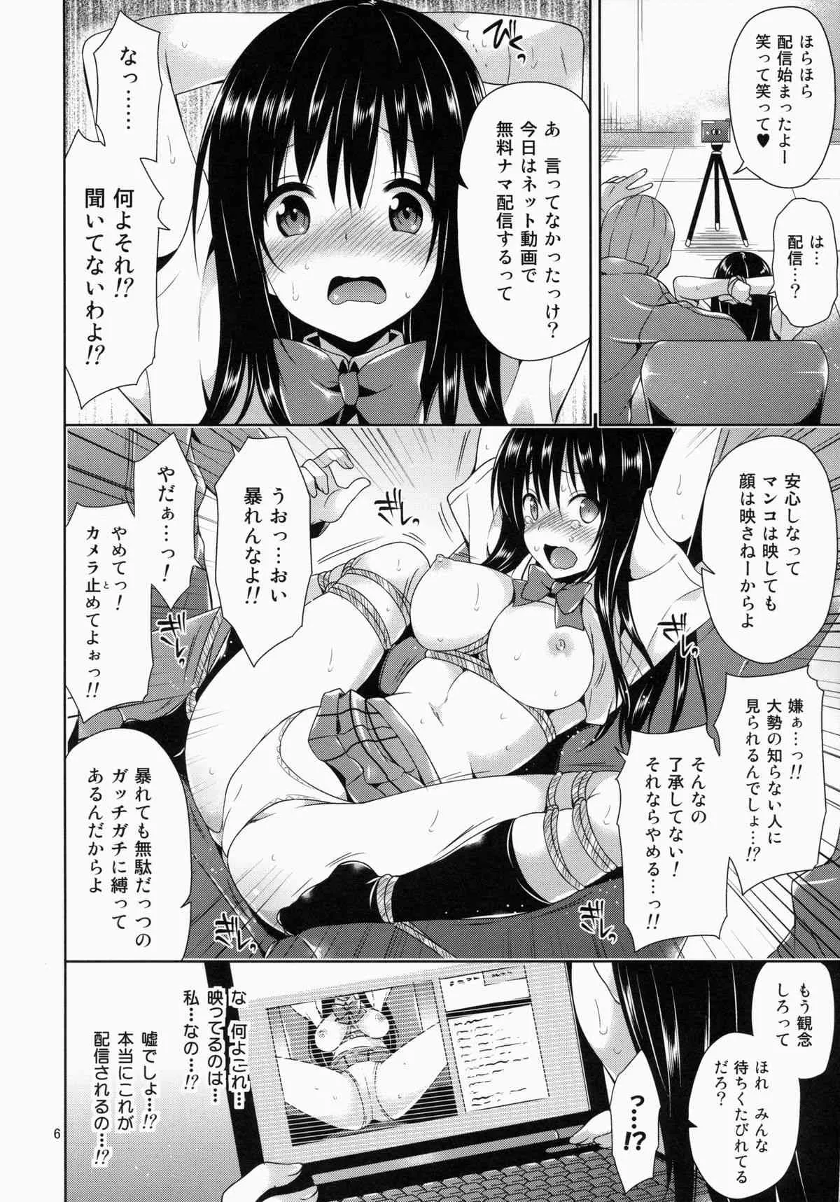(サンクリ64) [空色まーち (成沢空)] 古手川緊縛強制ナマ配信 (To LOVEる -とらぶる-)_6