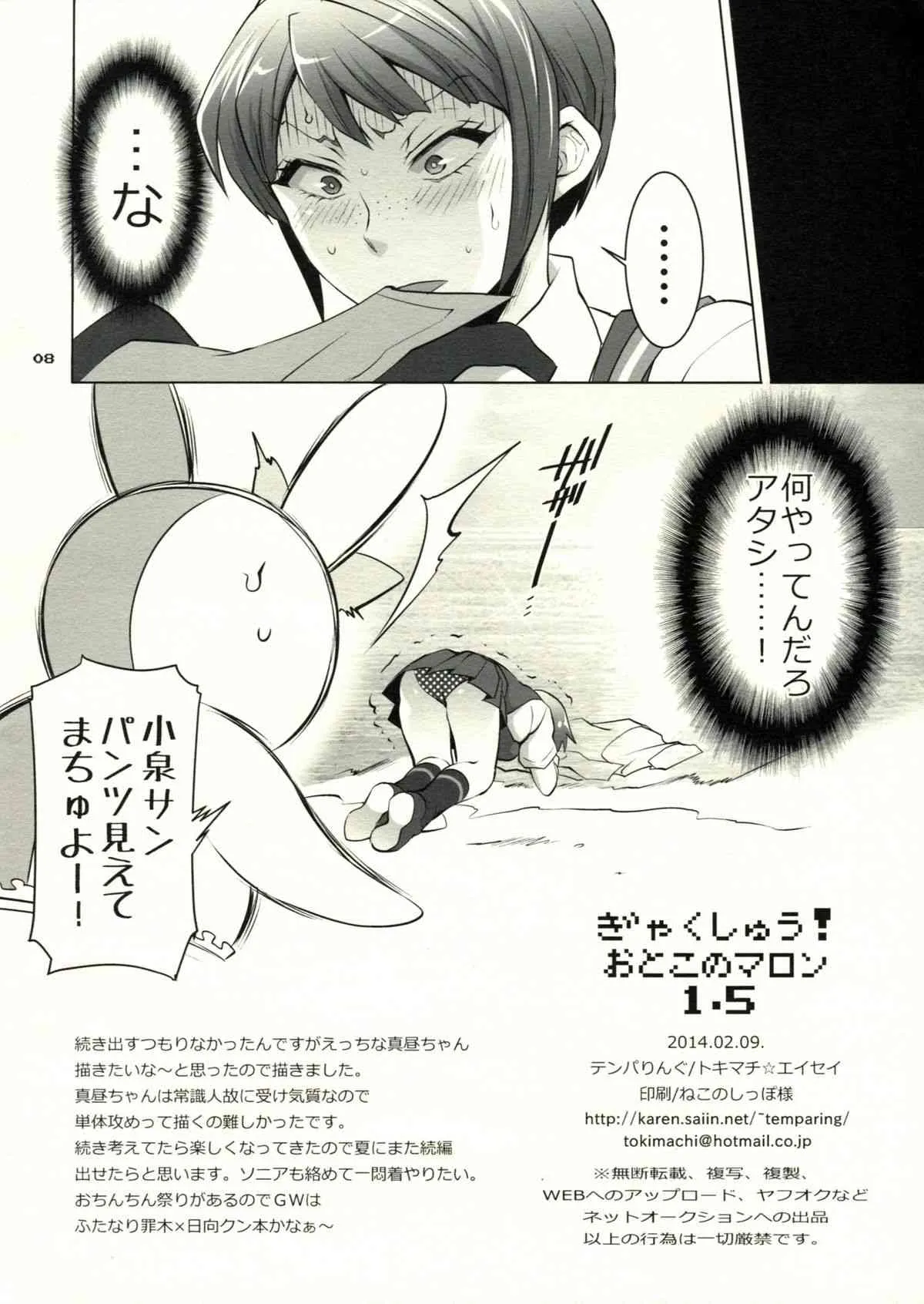 (サンクリ62) [テンパりんぐ (トキマチ☆エイセイ)] ぎゃくしゅう!おとこのマロン1.5 (スーパーダンガンロンパ2)_8