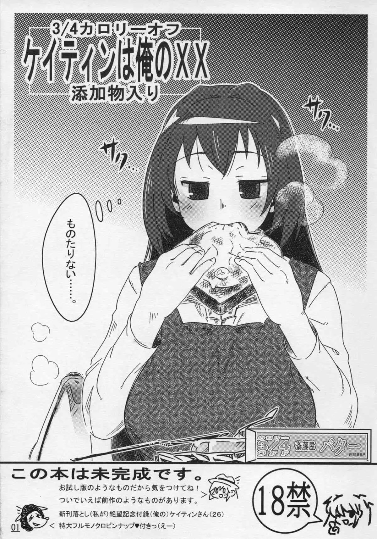 (C73) [斎藤屋 (才斗)] 3/4カロリーオフ ケイティンは俺の×× 添加物入り (マビノギ)