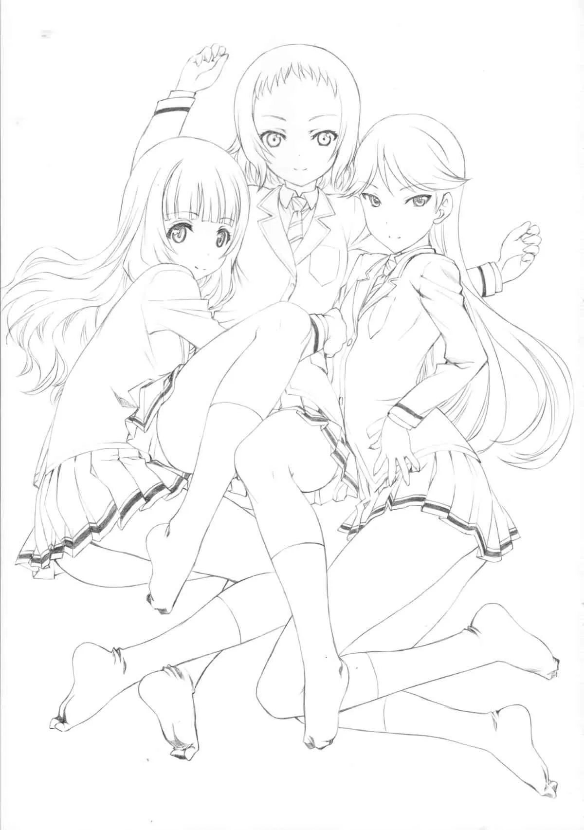(ぷにけっと29) [UROBOROS (うたたねひろゆき)] A-RISING -せっかくなので、統堂さんに棒をおっ立ててみた- (ラブライブ! )_2