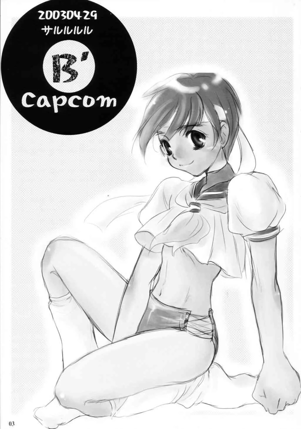 (CR33) [サルルルル (ドルリヘコ)] B’ Capcom (ストリートファイター)_2