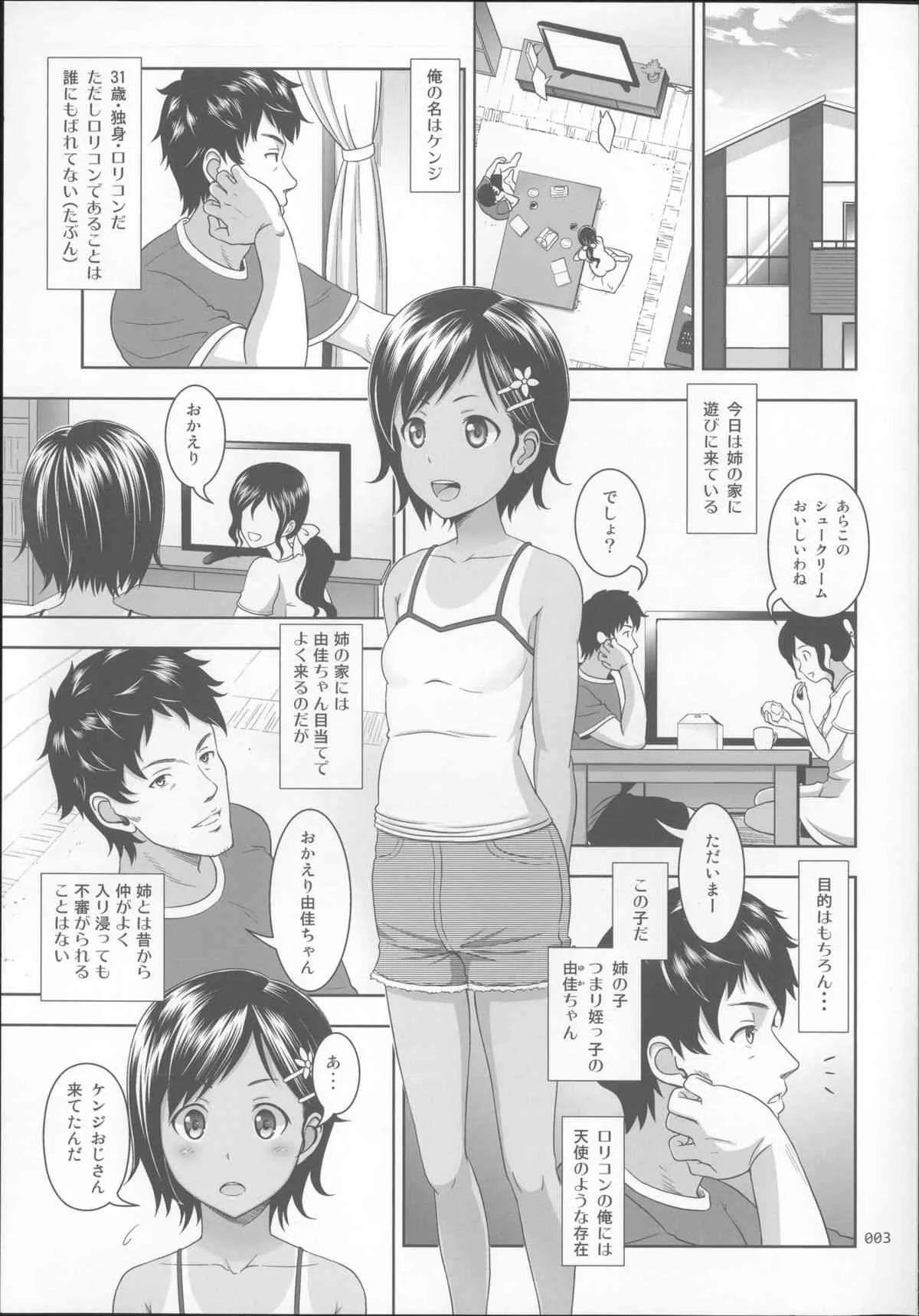 (コミティア108) [暗中模索 (まるころんど)] 姪っこな少女の絵本_2