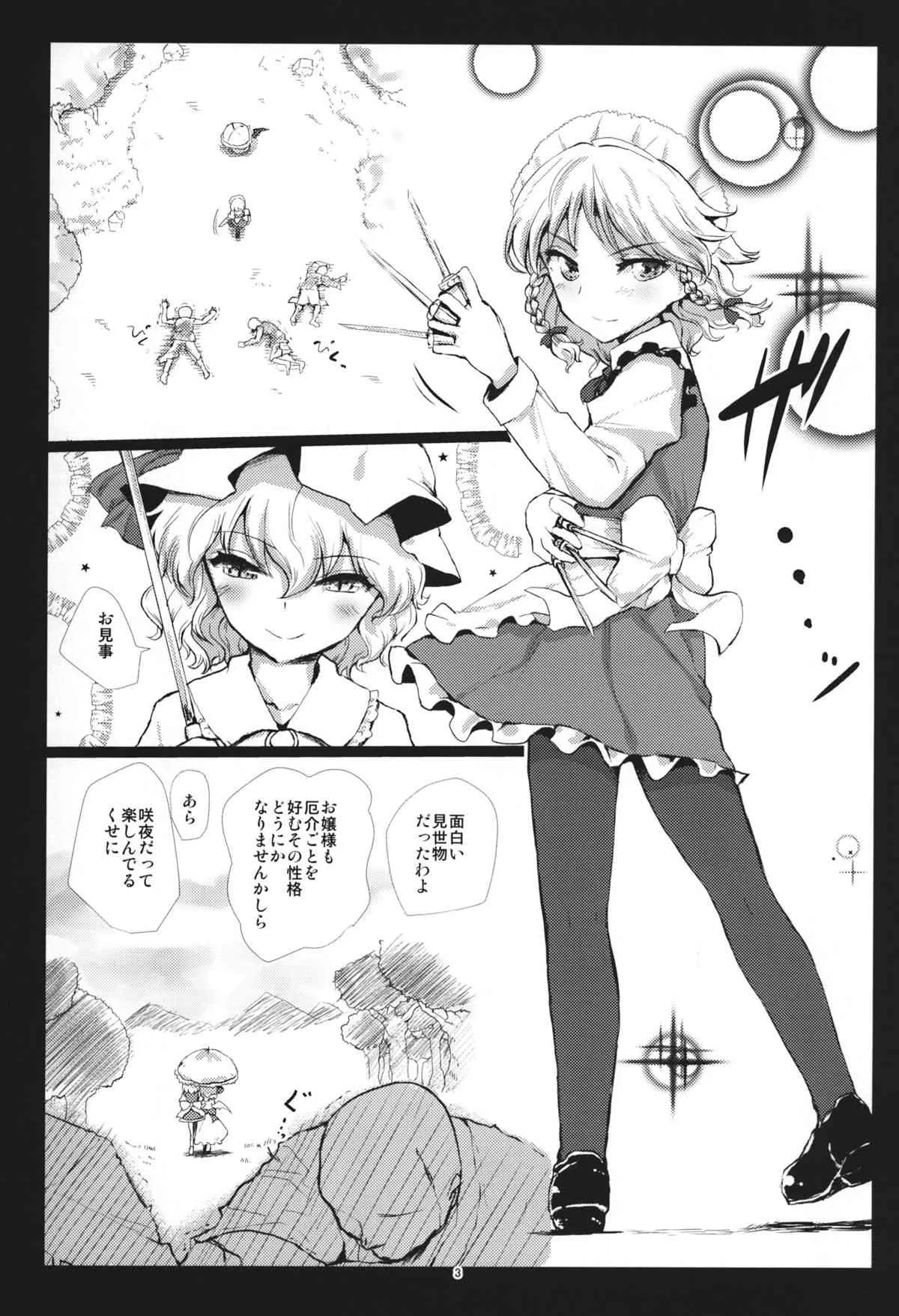 (C85) [くまのもり (隈太郎)] FLESH HOLE (東方Project)_2